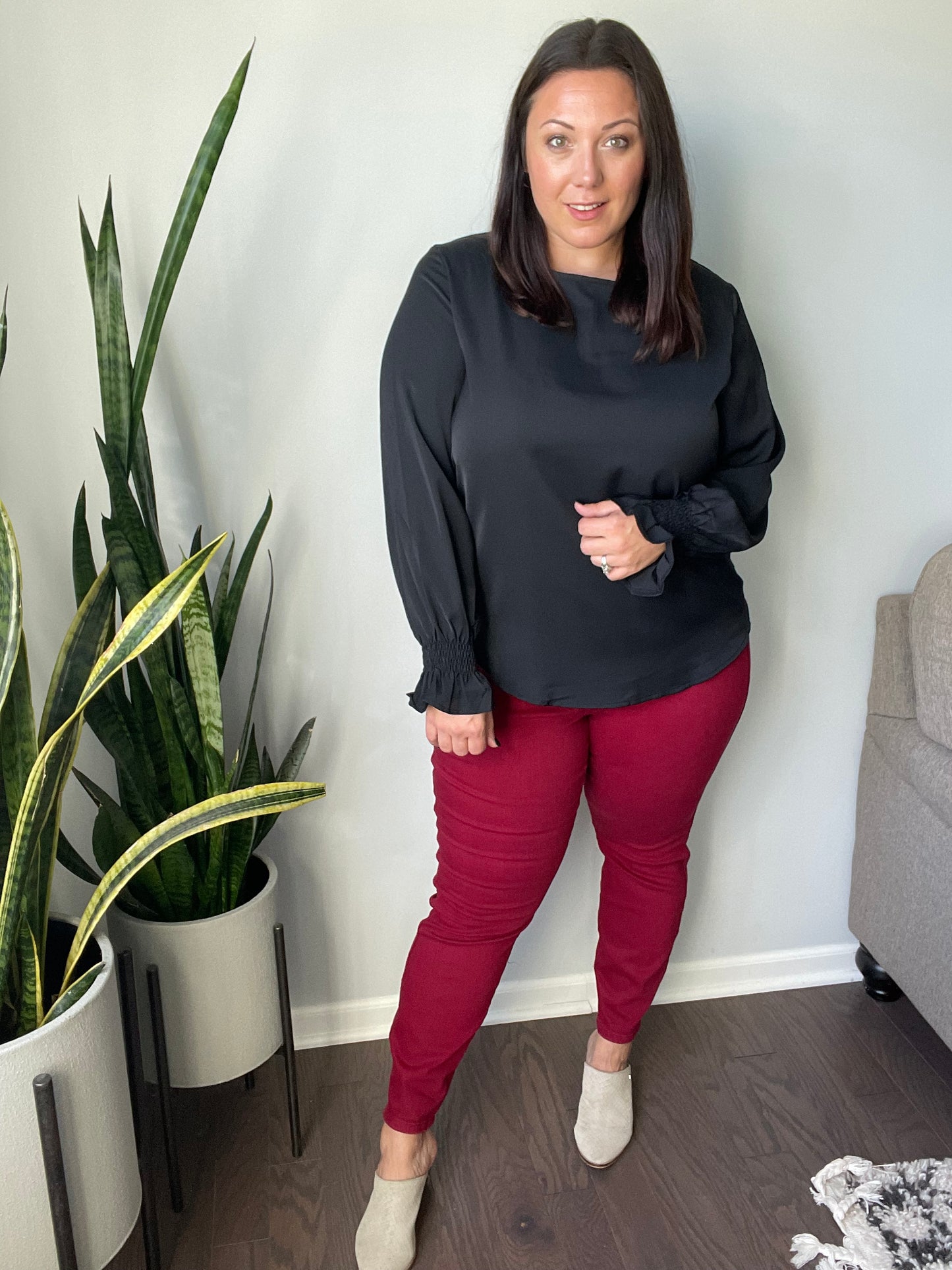 Scarlet High Rise Control Top Skinny Jeans