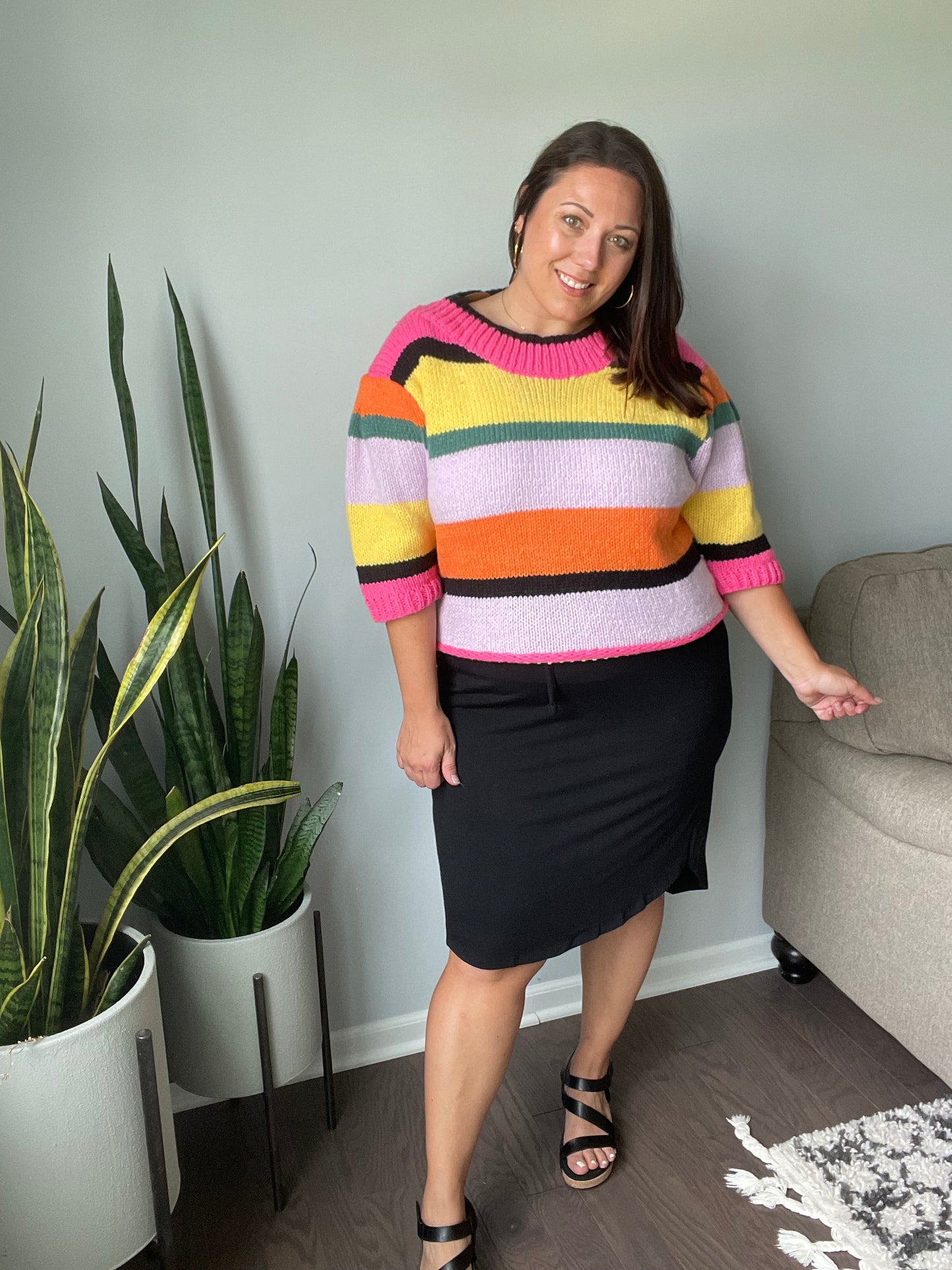 Bright Side Striped Sweater