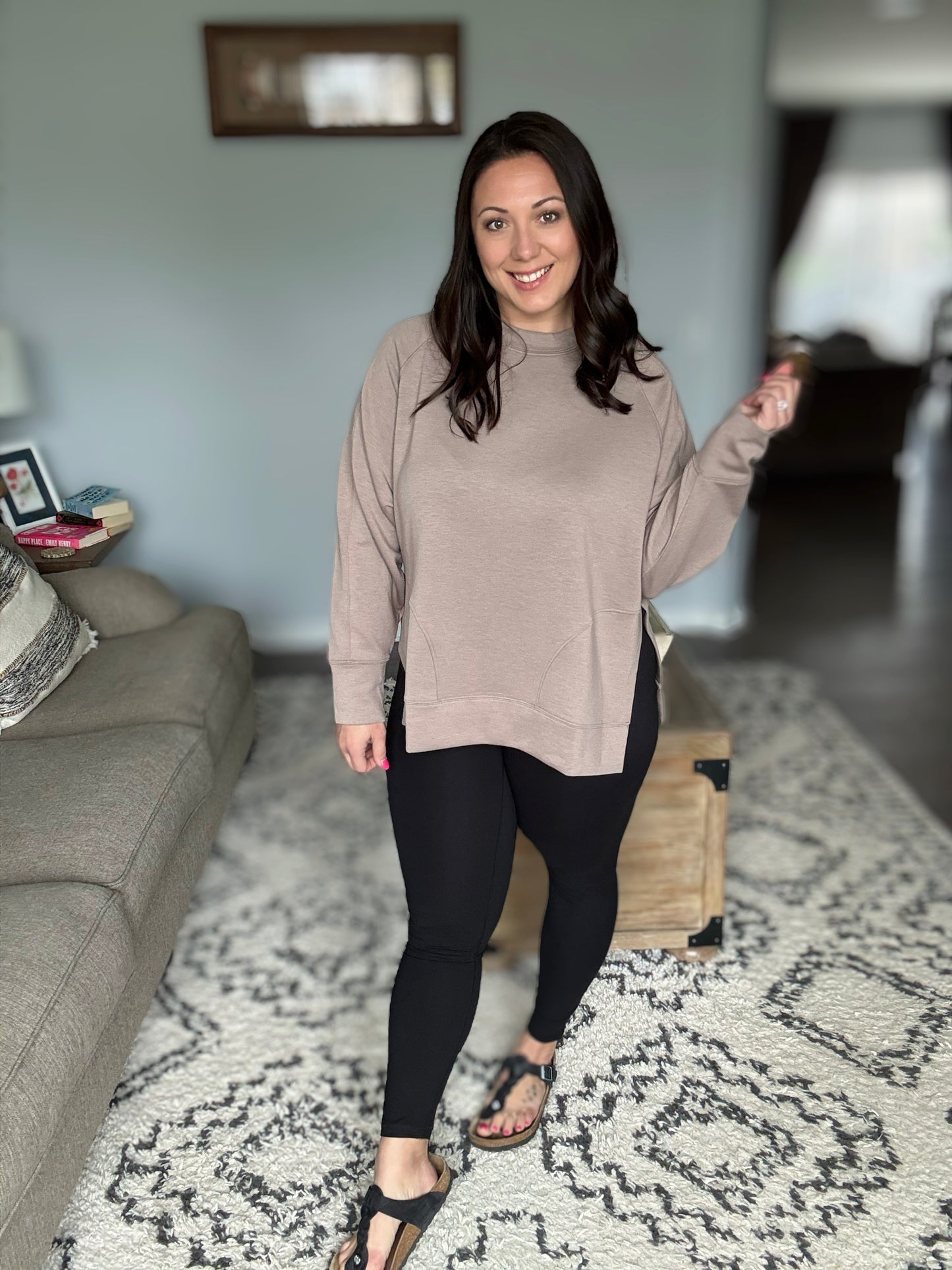 Squat Squad High Waisted Leggings in Black