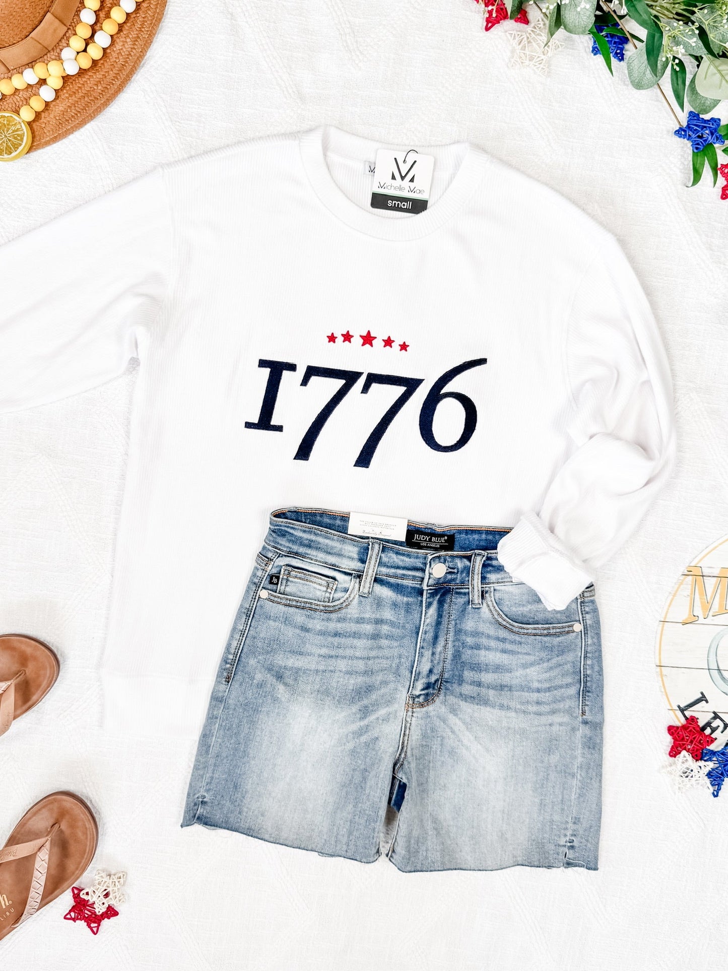 Michelle Mae Corrine Embroidered Pullover Top - 1776