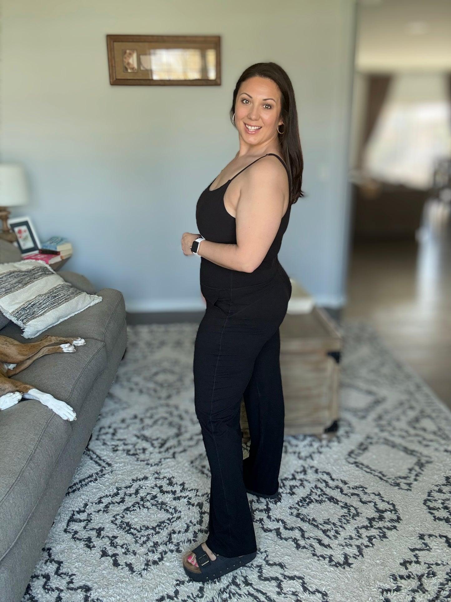 Leg Day Legends Straight Leg Bottoms in Black
