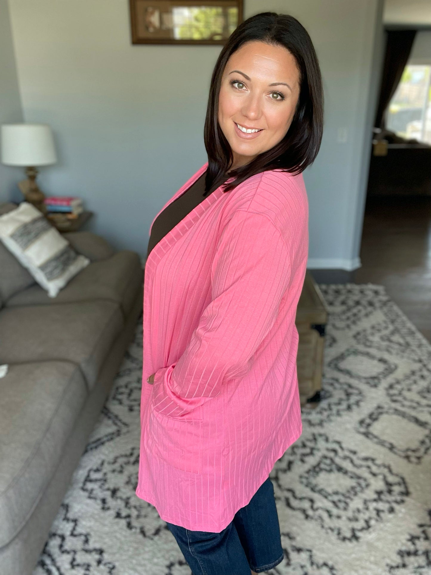 Modern Idealist Open Front Cardigan