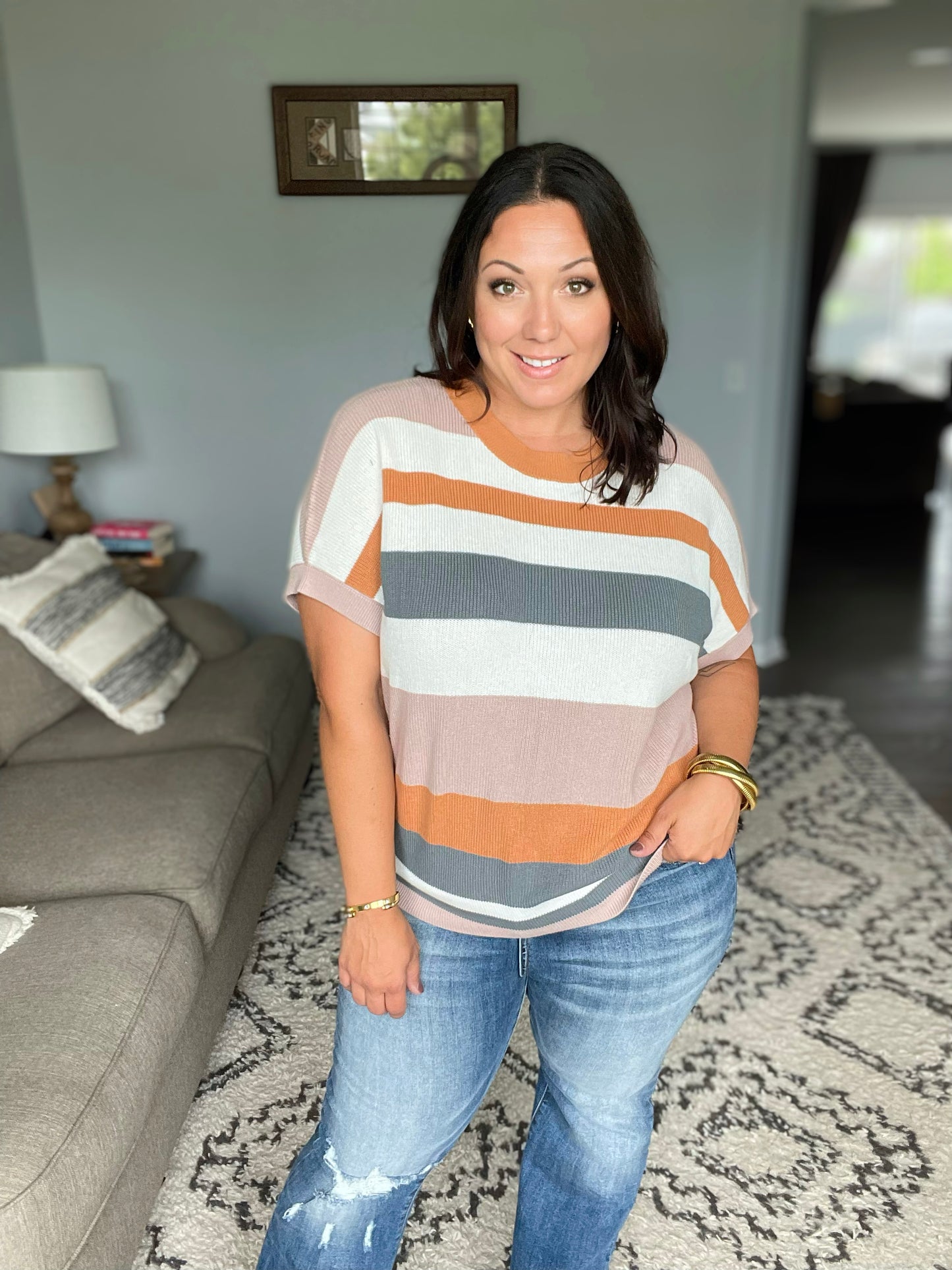 Whatever I Feel Like Striped Top