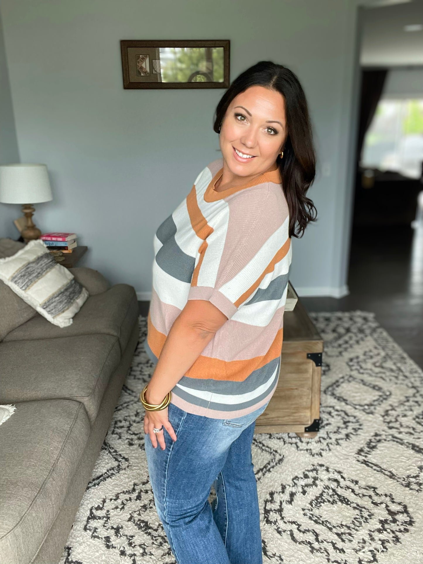 Whatever I Feel Like Striped Top