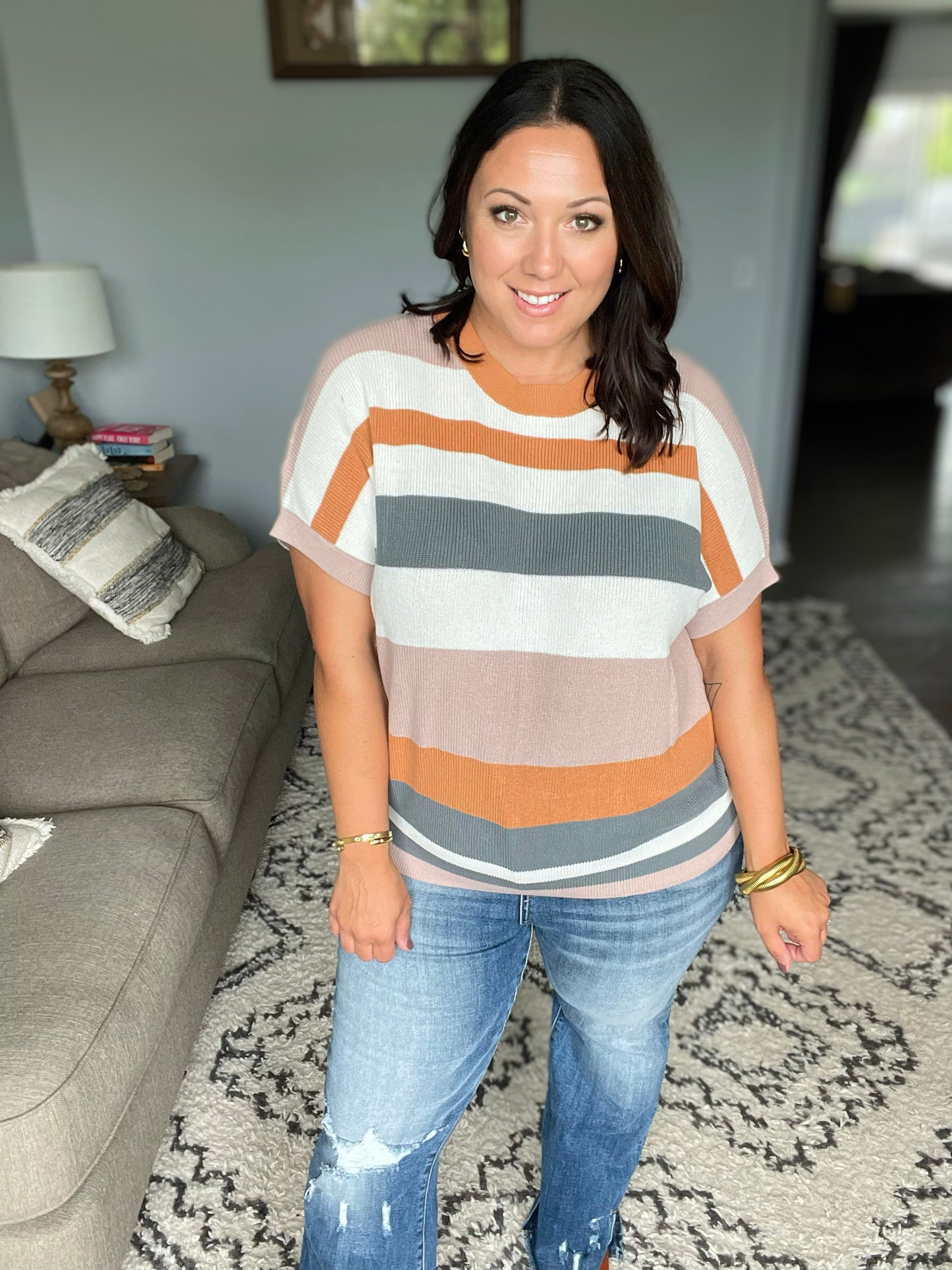 Whatever I Feel Like Striped Top