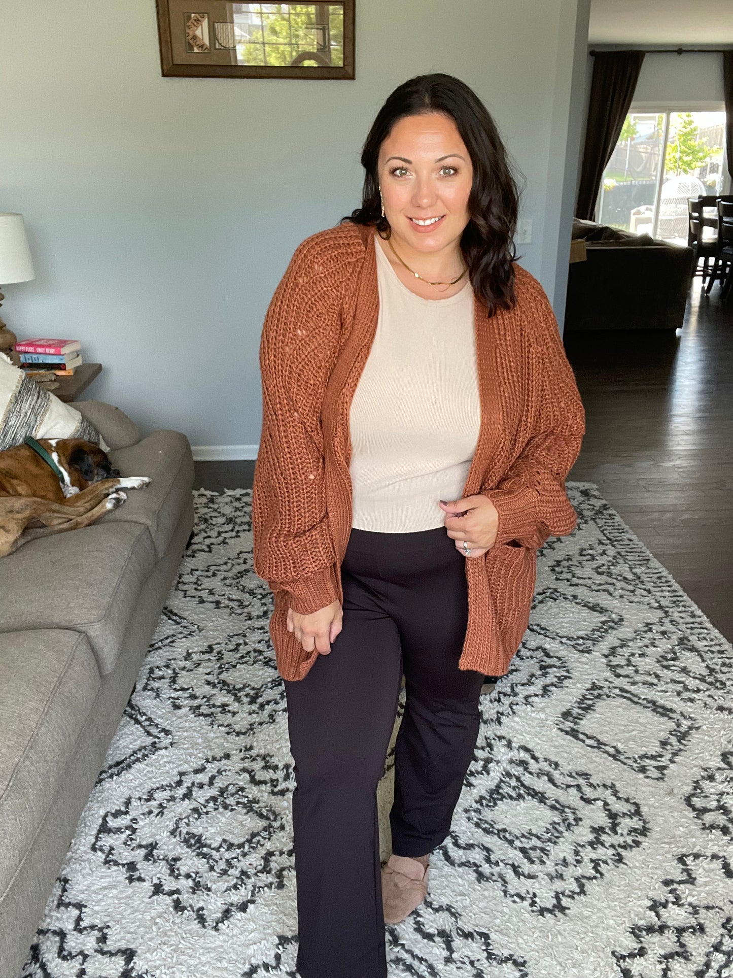 Magic Straight Pants in Chocolate