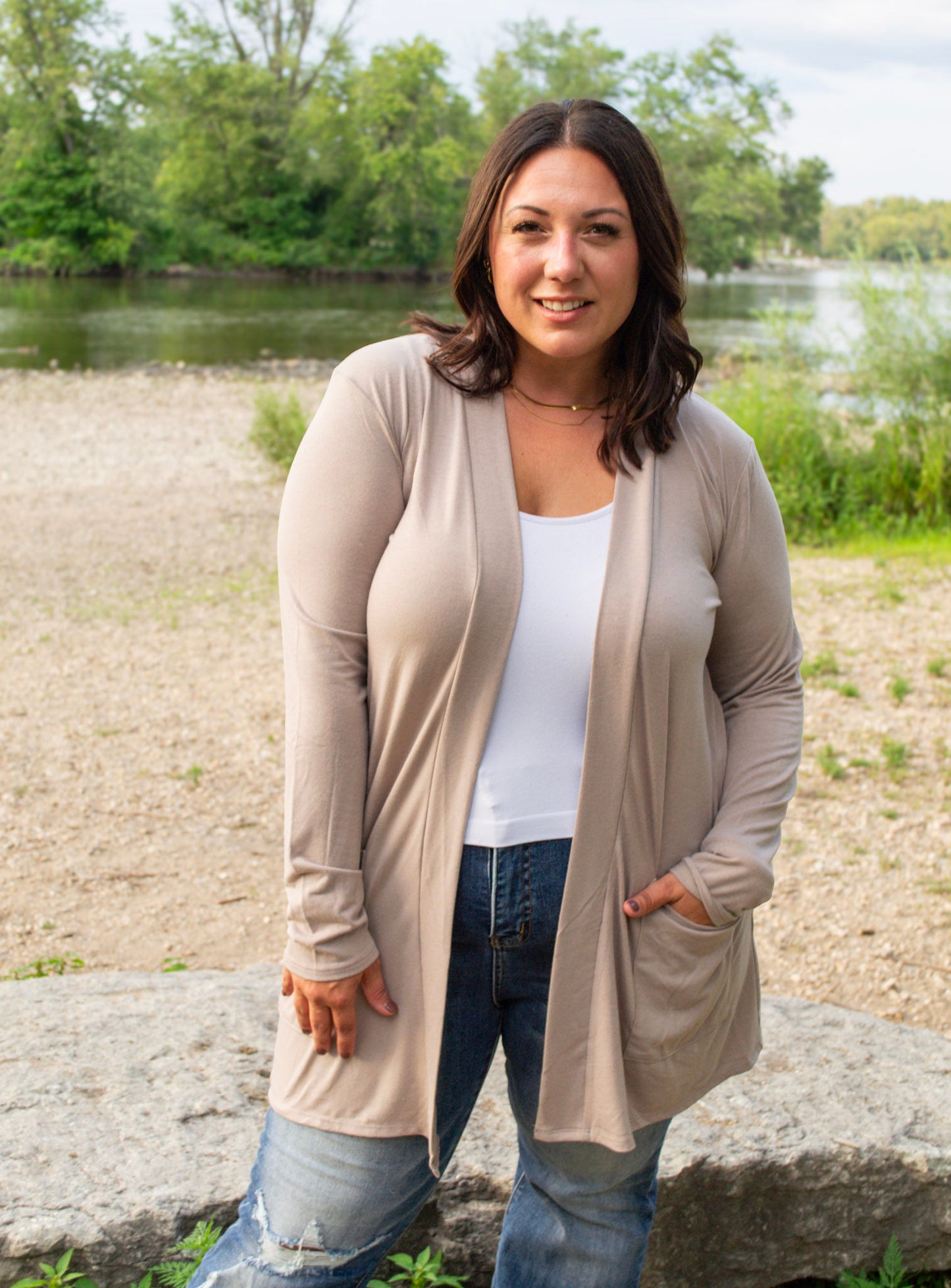 Basic Bae Slouchy Pocket Cardigan in 7 Colors