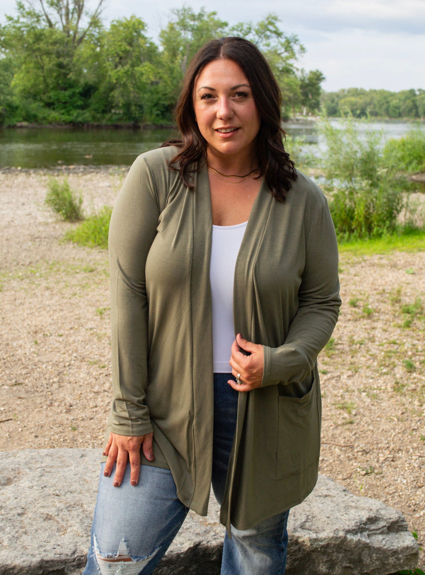 Basic Bae Slouchy Pocket Cardigan in 7 Colors