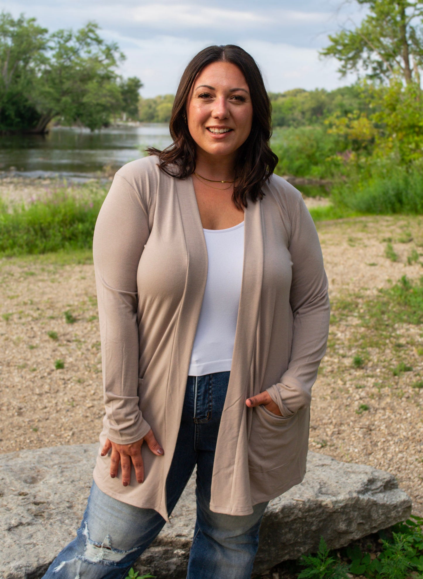 Basic Bae Slouchy Pocket Cardigan in 7 Colors