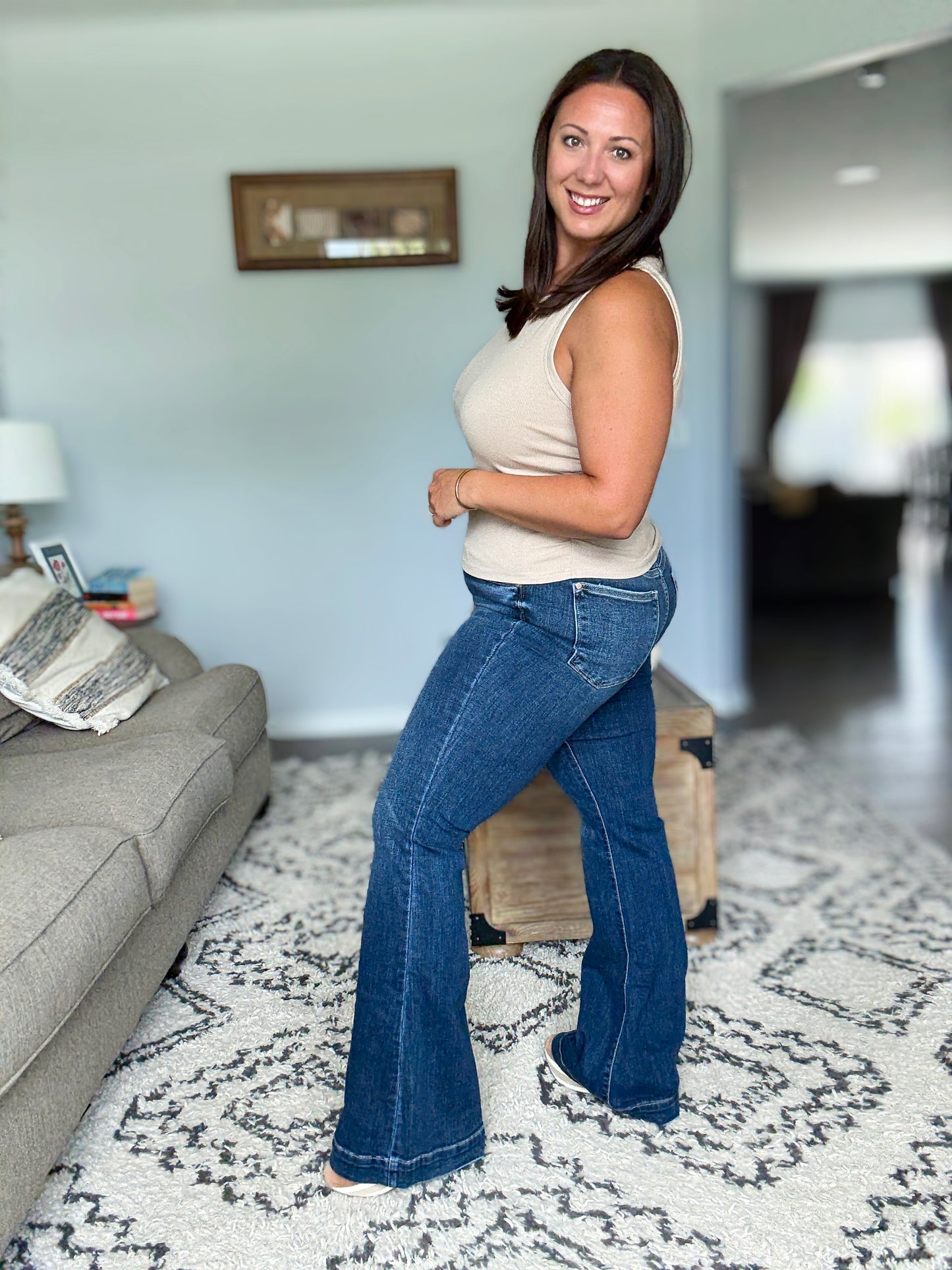Bonnie High Waist Trouser Flare