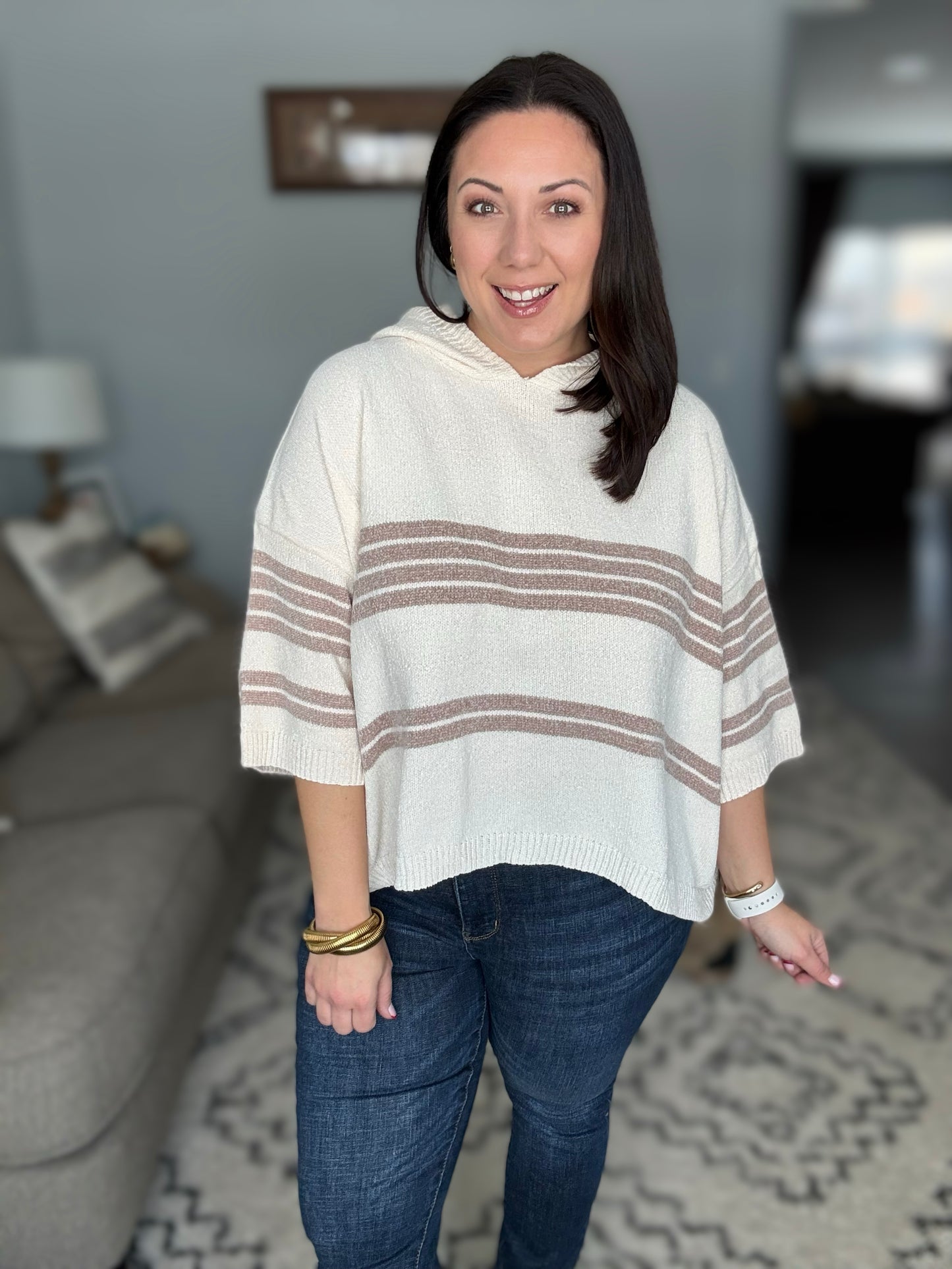 Don't Forget the Cold Foam Striped Hoodie