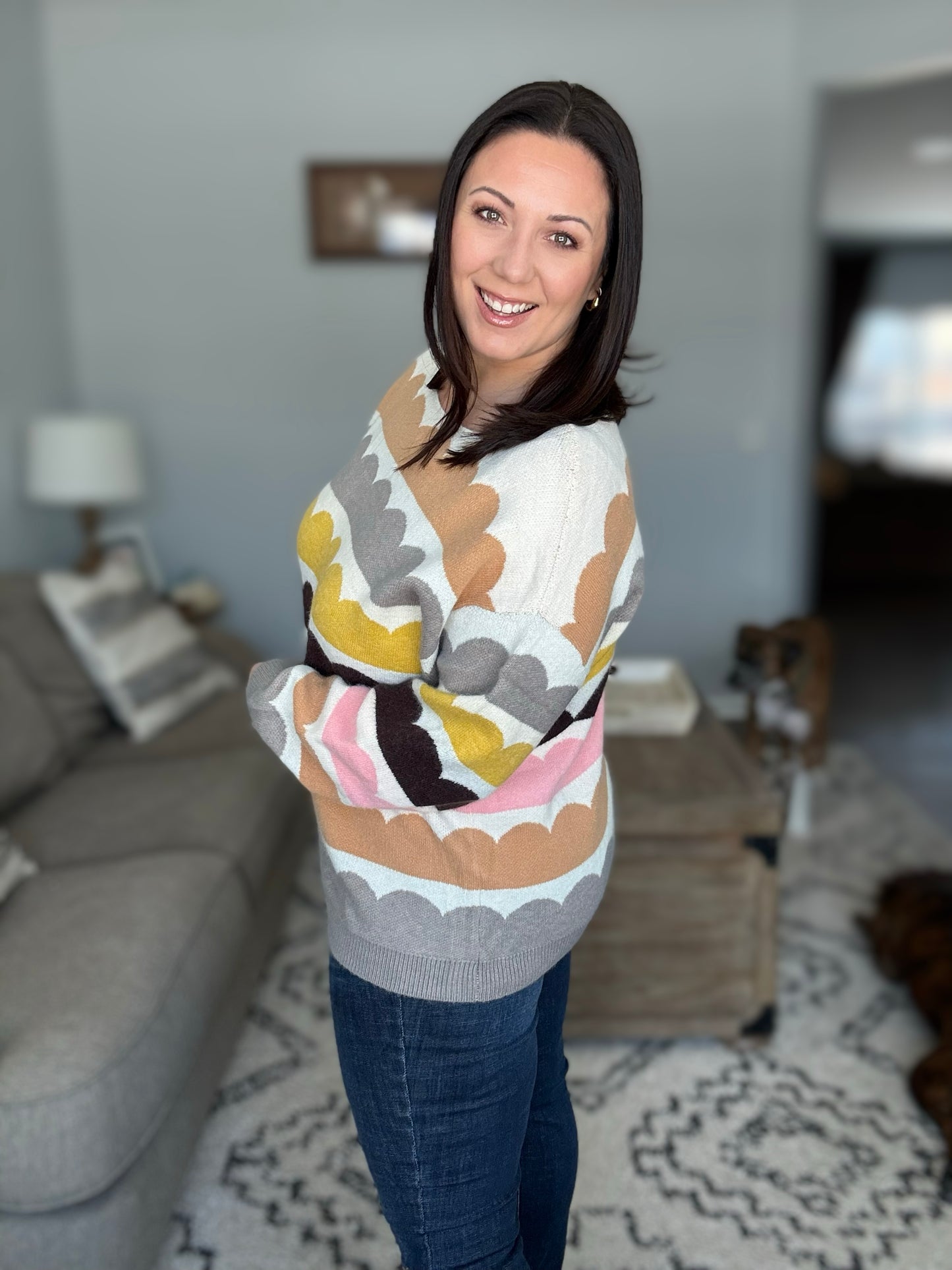 Wave After Wave Striped Sweater