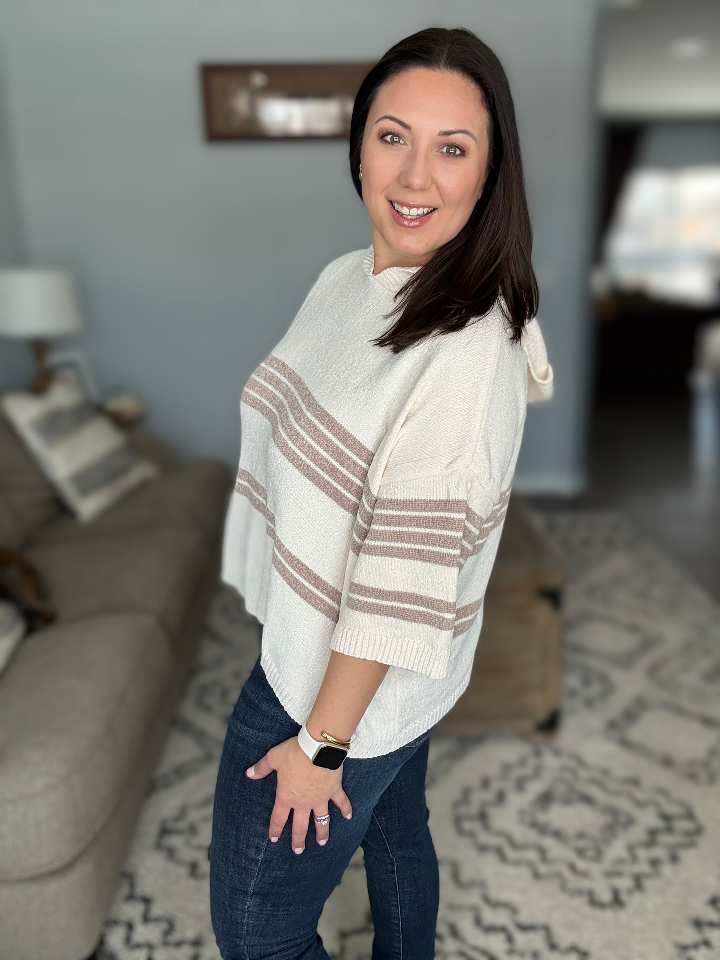 Don't Forget the Cold Foam Striped Hoodie