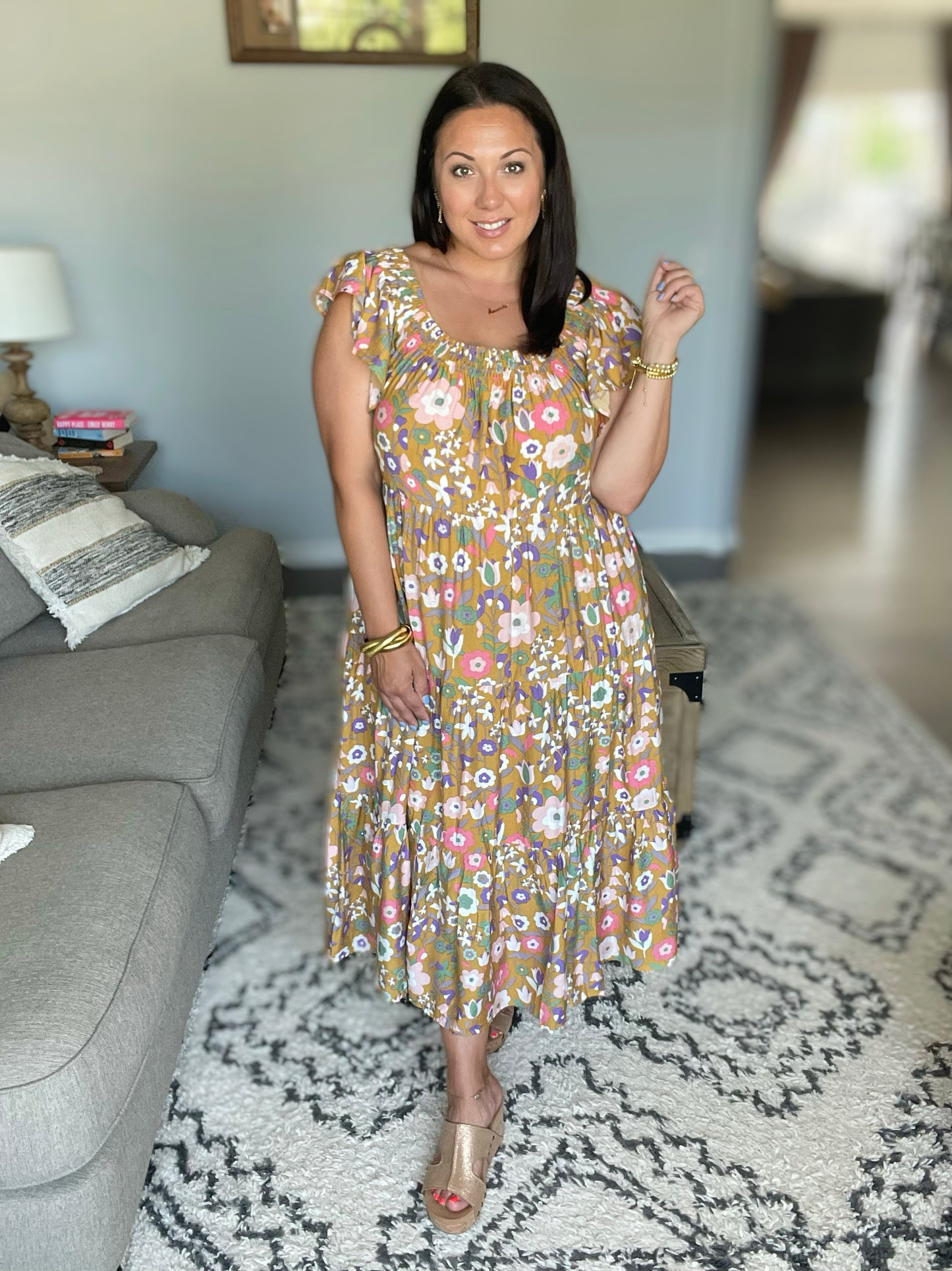I Done It Good Flutter Sleeve Dress