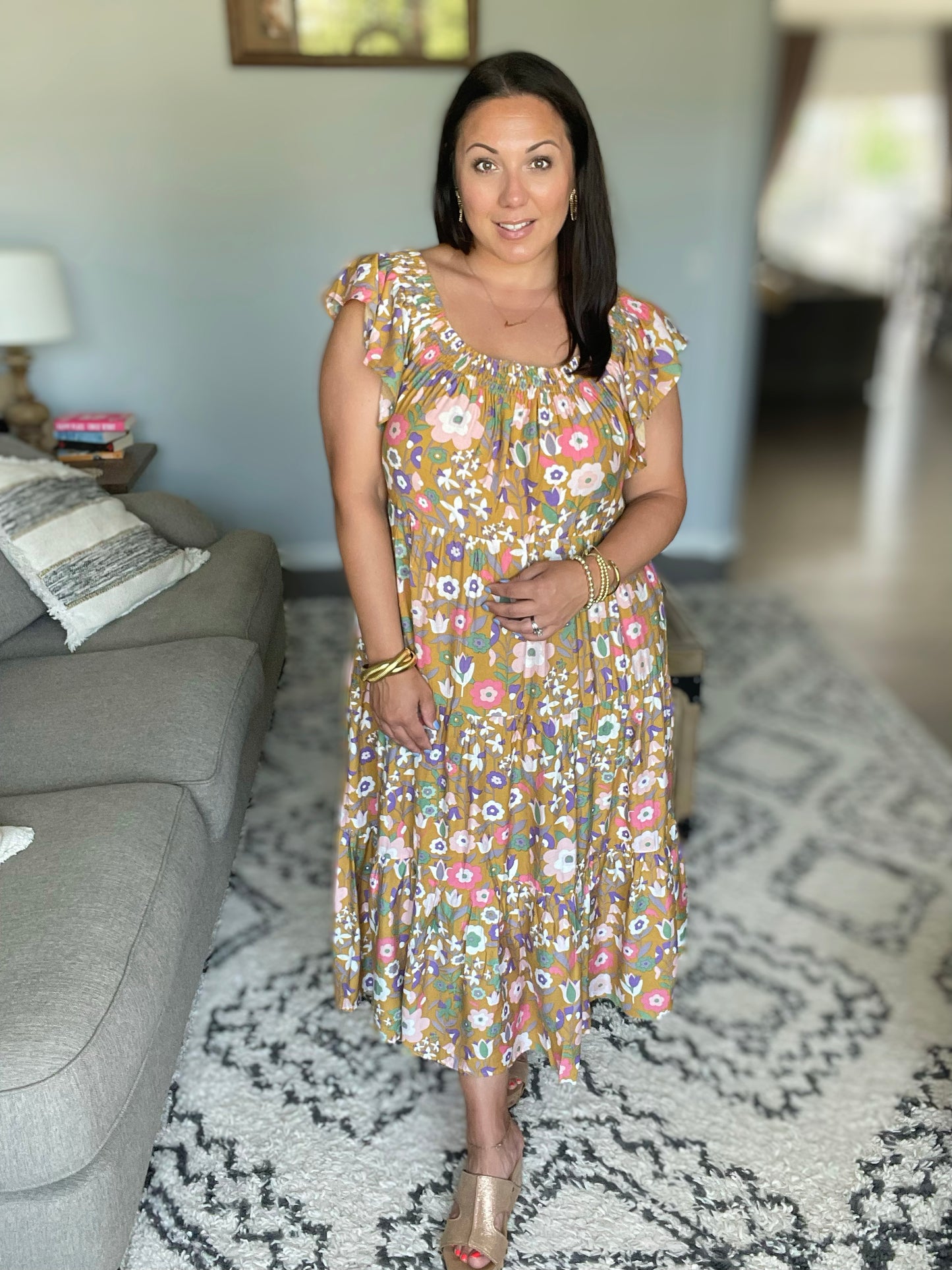 I Done It Good Flutter Sleeve Dress