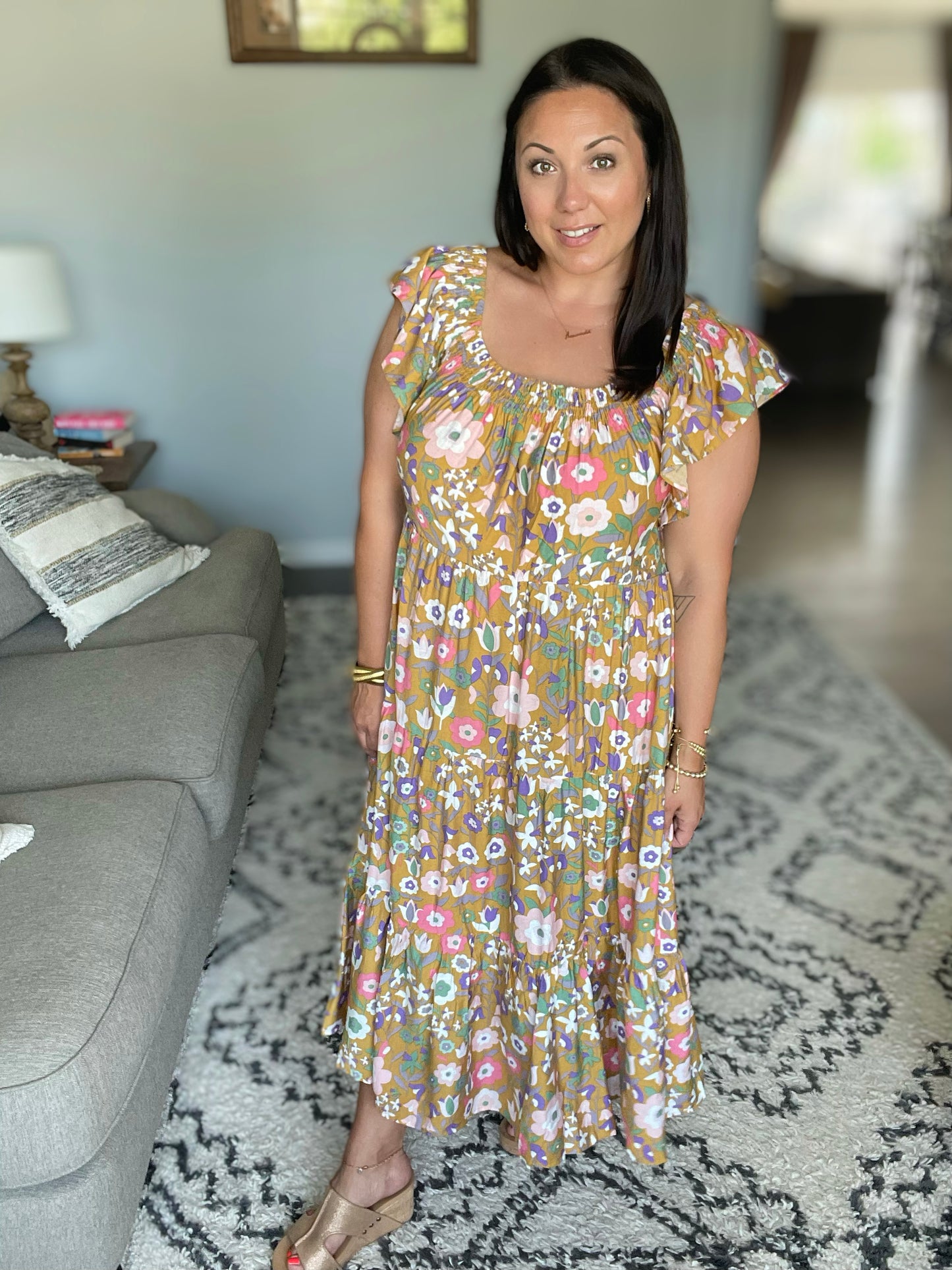 I Done It Good Flutter Sleeve Dress