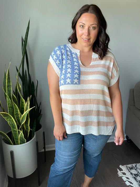 Old Glory Sleeveless Sweater