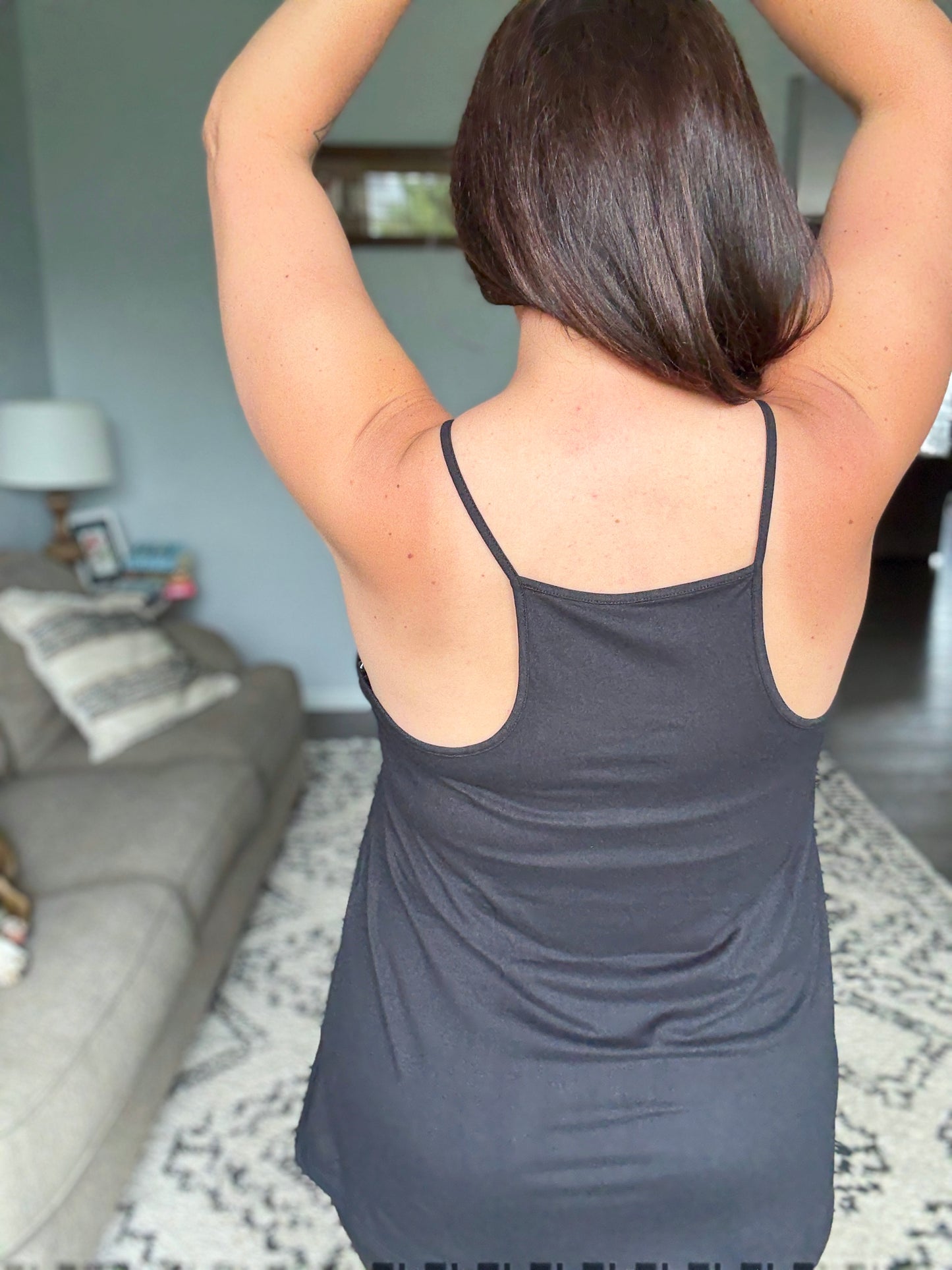 Vinyasa Flowy Butter Soft Cami in Black