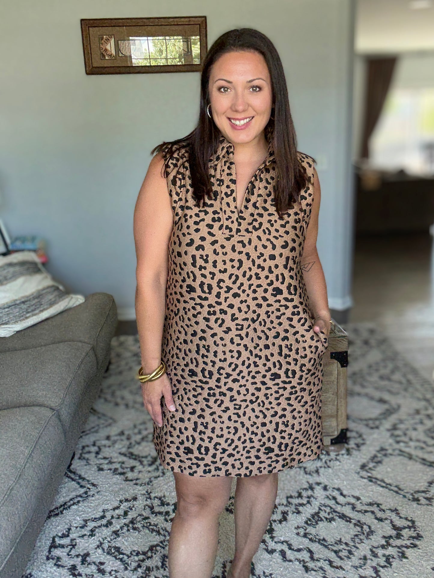 Totally Speechless Leopard Print Dress