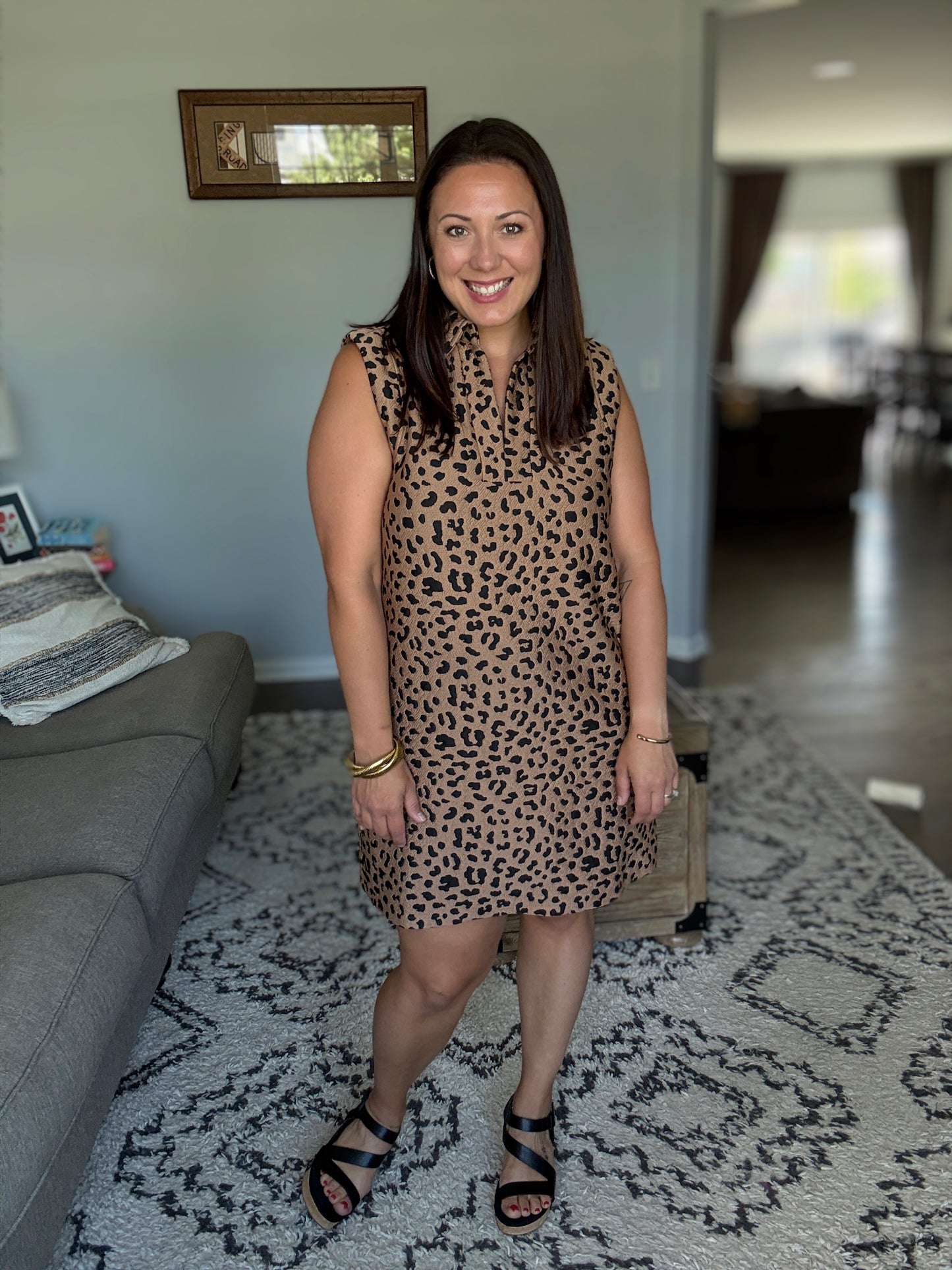 Totally Speechless Leopard Print Dress
