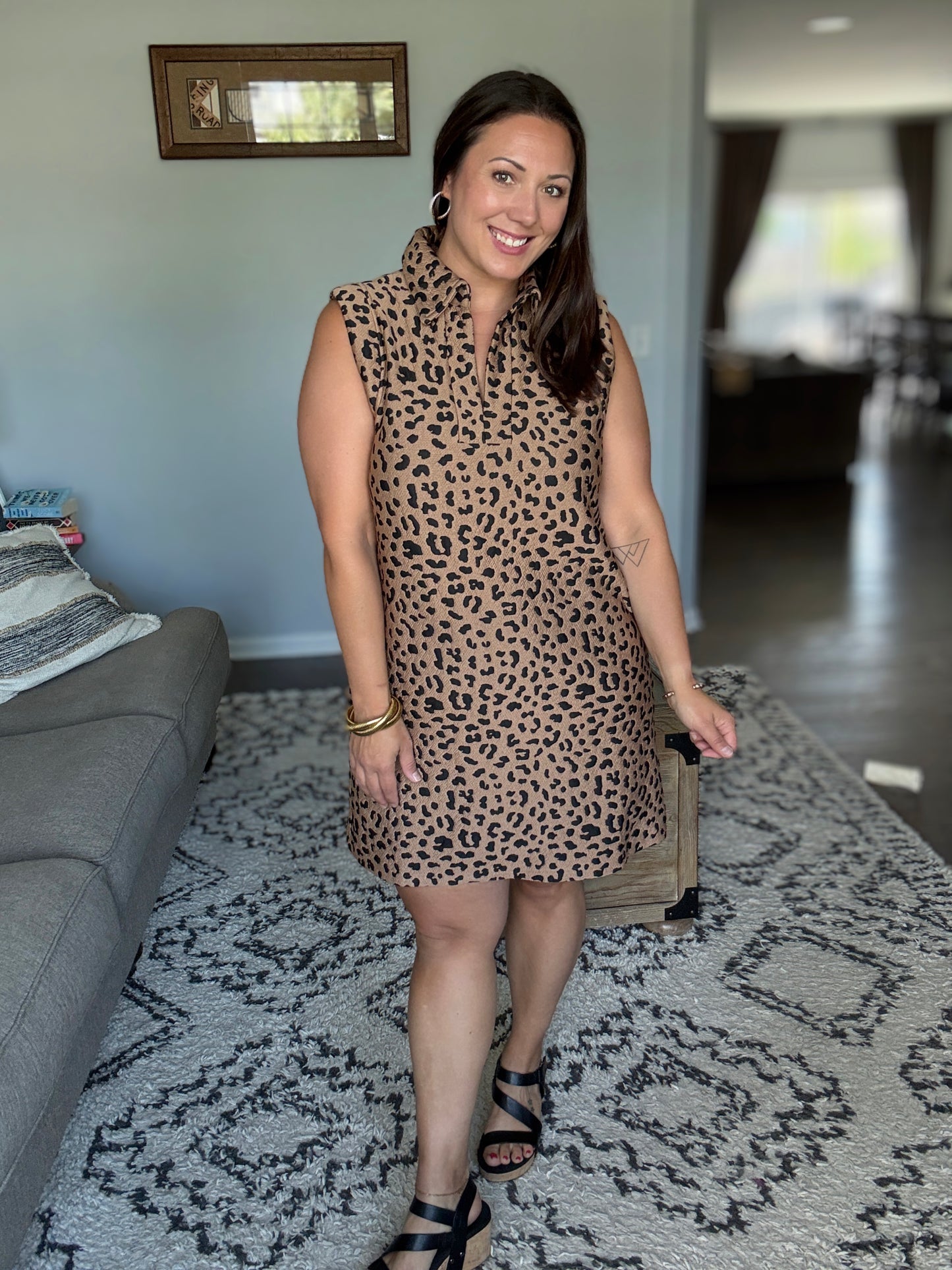 Totally Speechless Leopard Print Dress