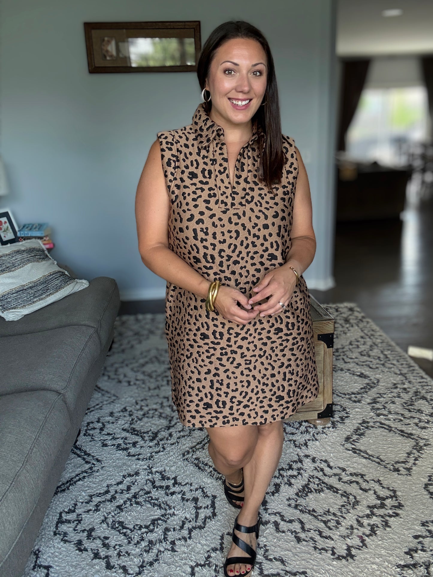 Totally Speechless Leopard Print Dress