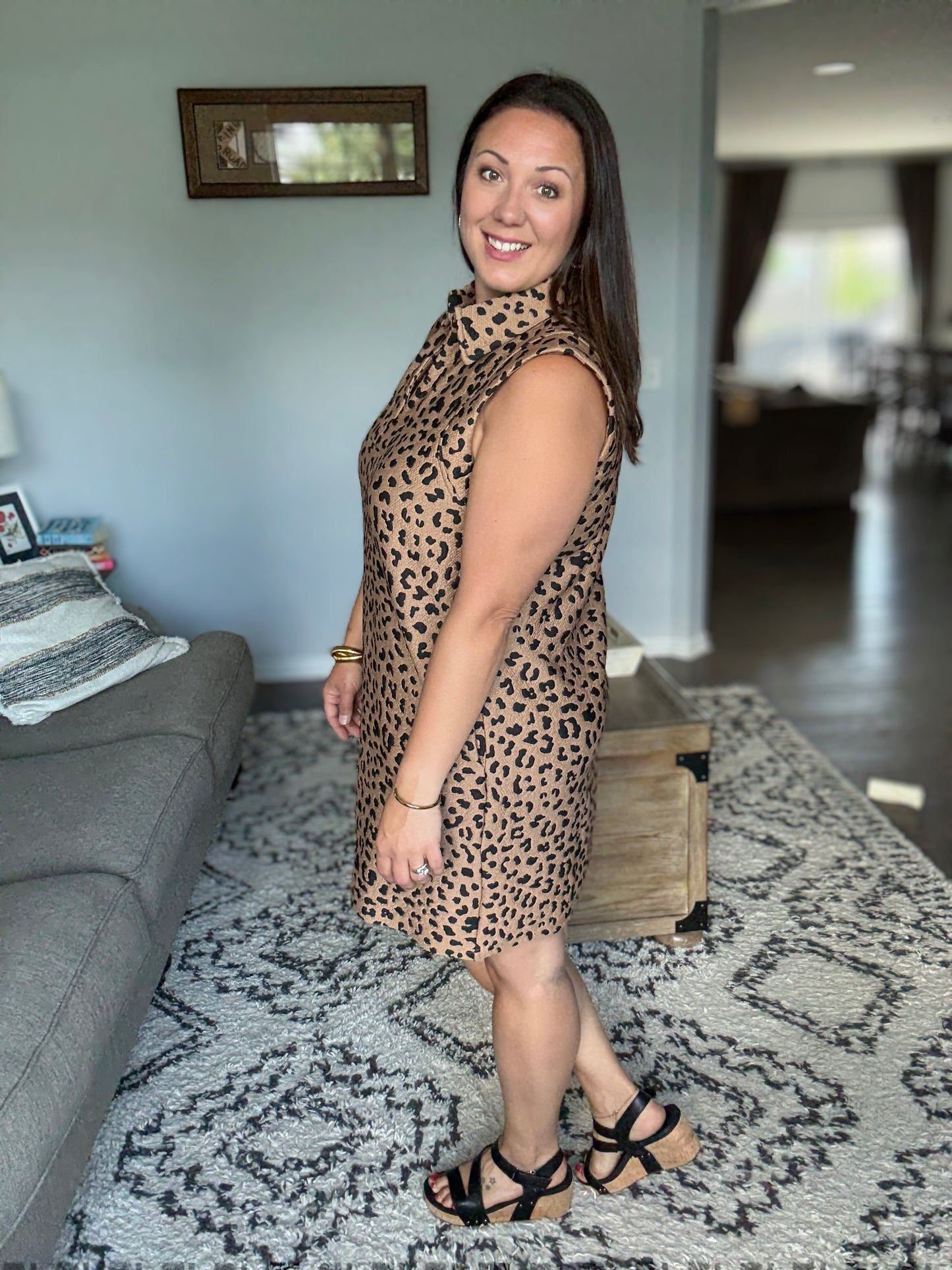 Totally Speechless Leopard Print Dress