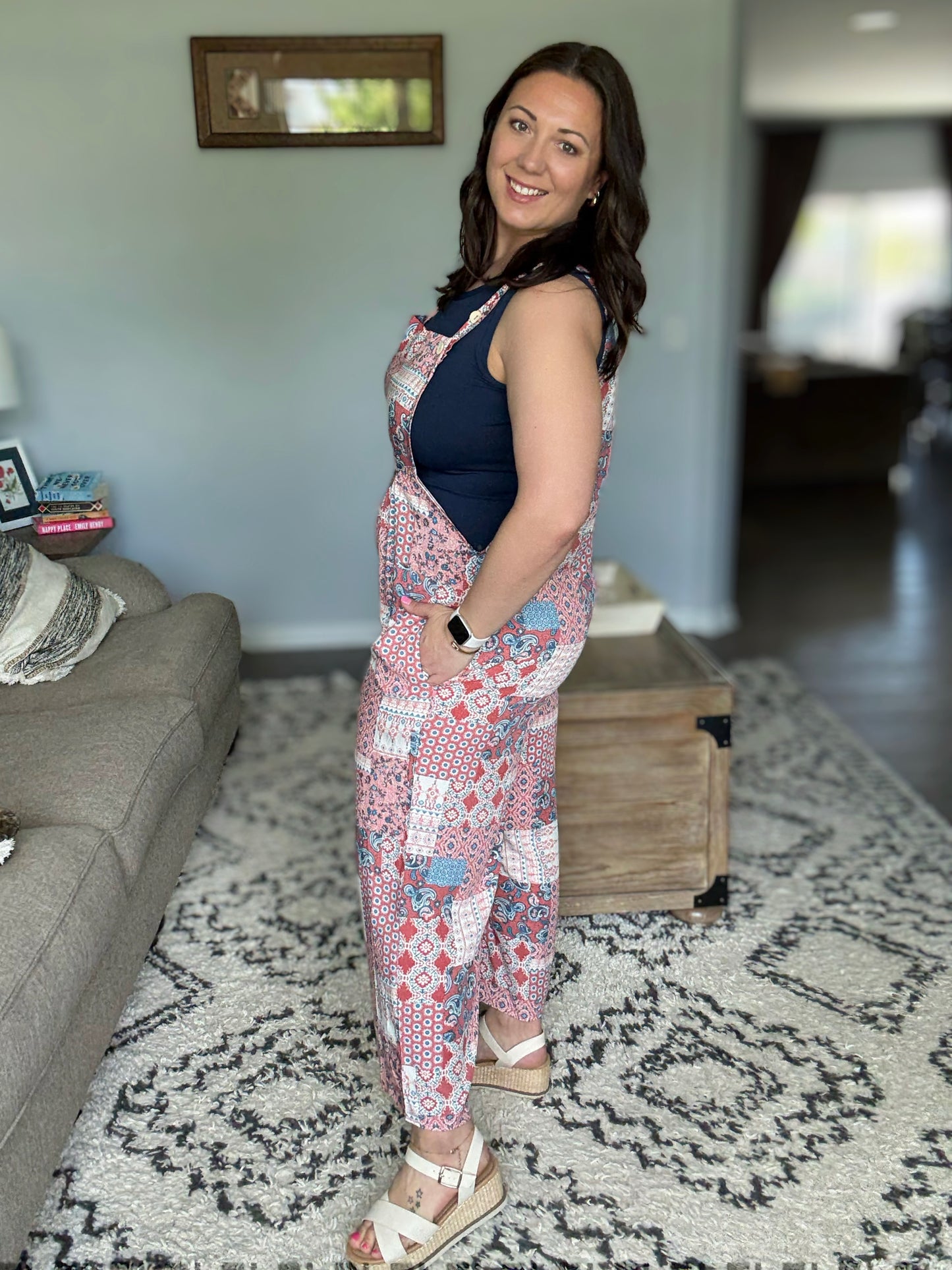 Clever in Beige Wedge Sandals