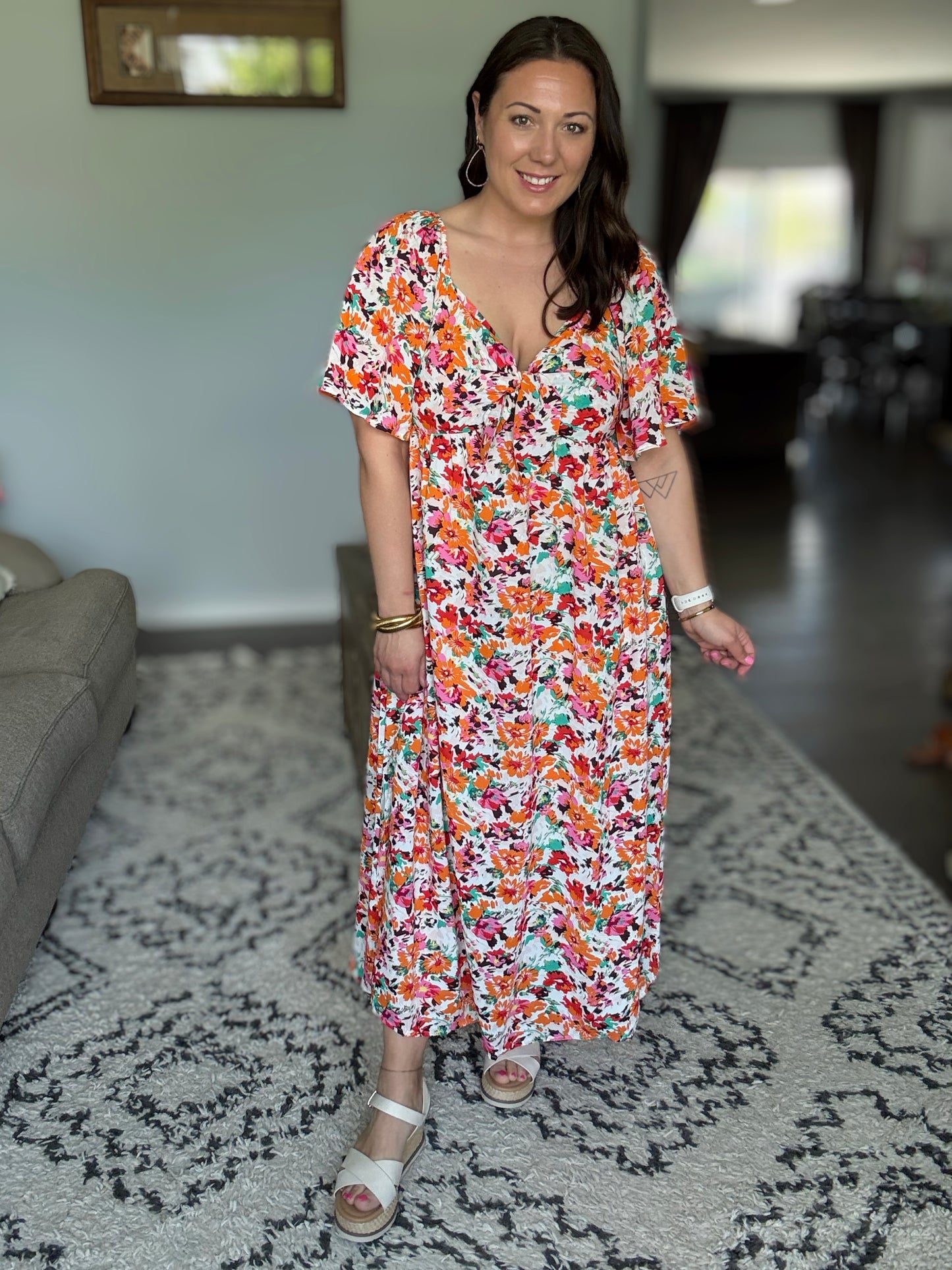 Clever in Beige Wedge Sandals