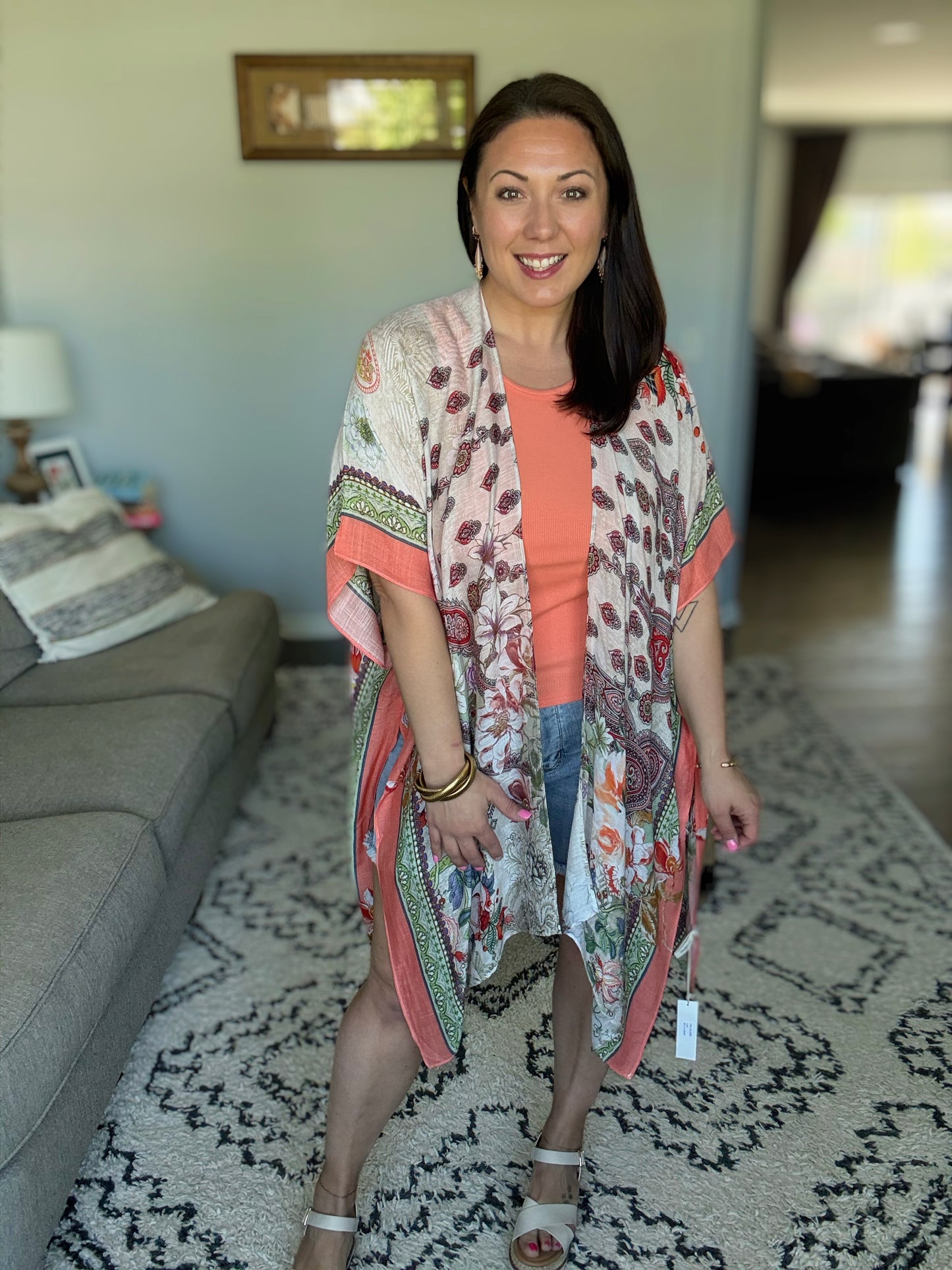 Tide to Me Open Front Kimono