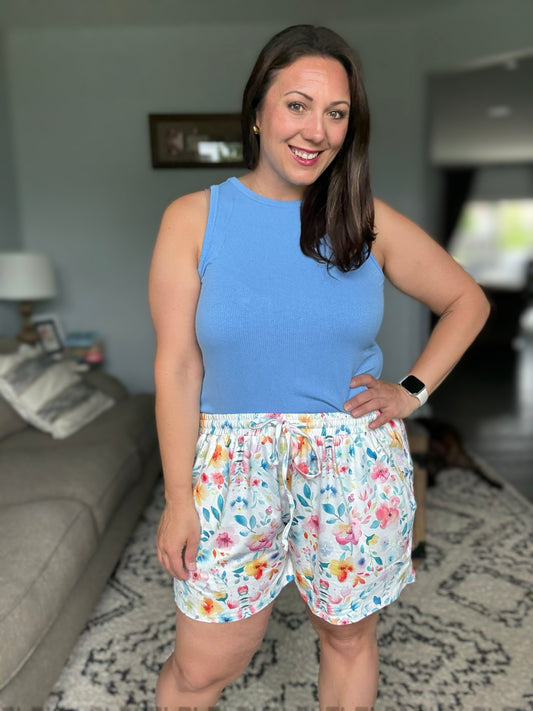 IN STOCK Jamie Shorts - Watercolor Floral