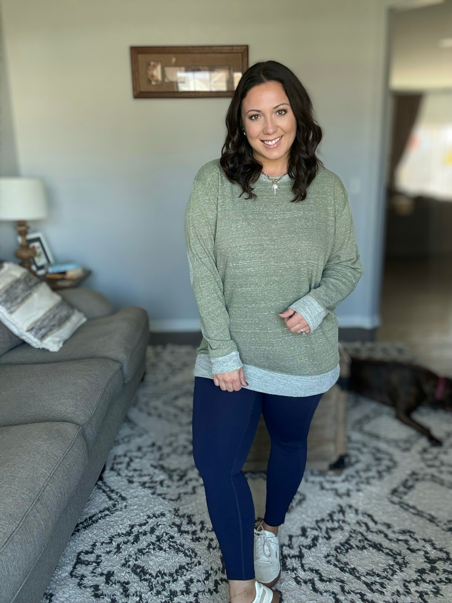 Palmer Pocketed Suck and Tuck Leggings in Black or Navy