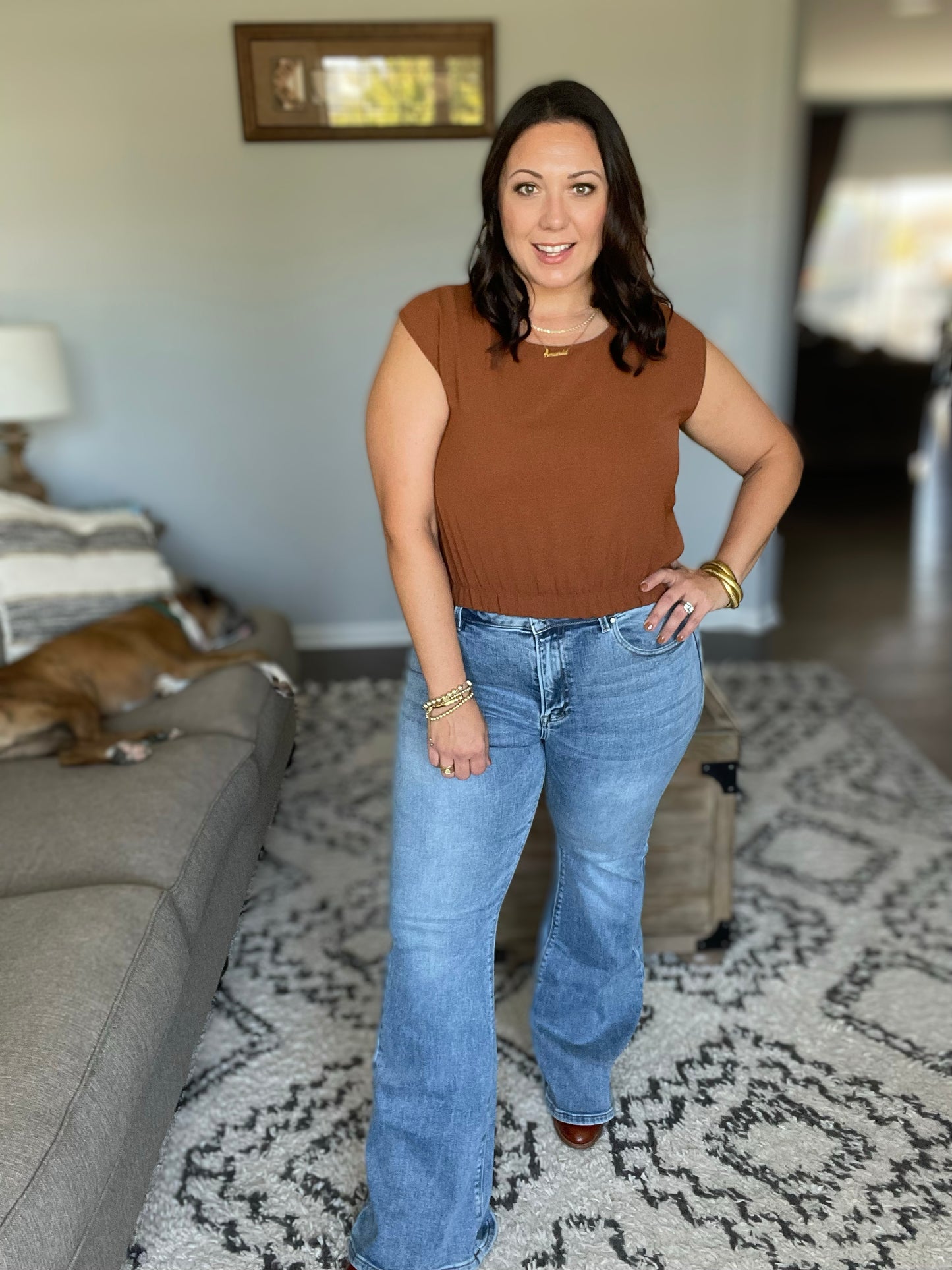Becky Mid Rise Bootcut Jeans
