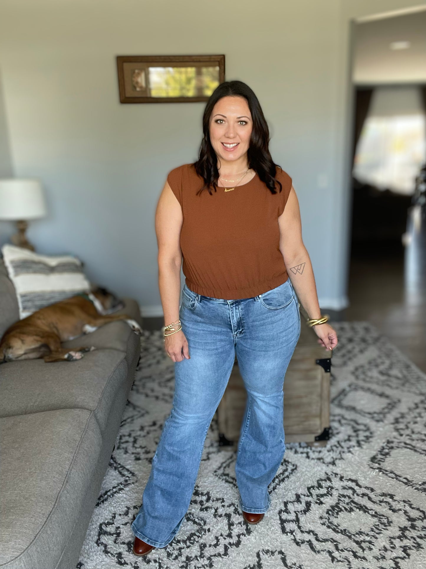 Becky Mid Rise Bootcut Jeans