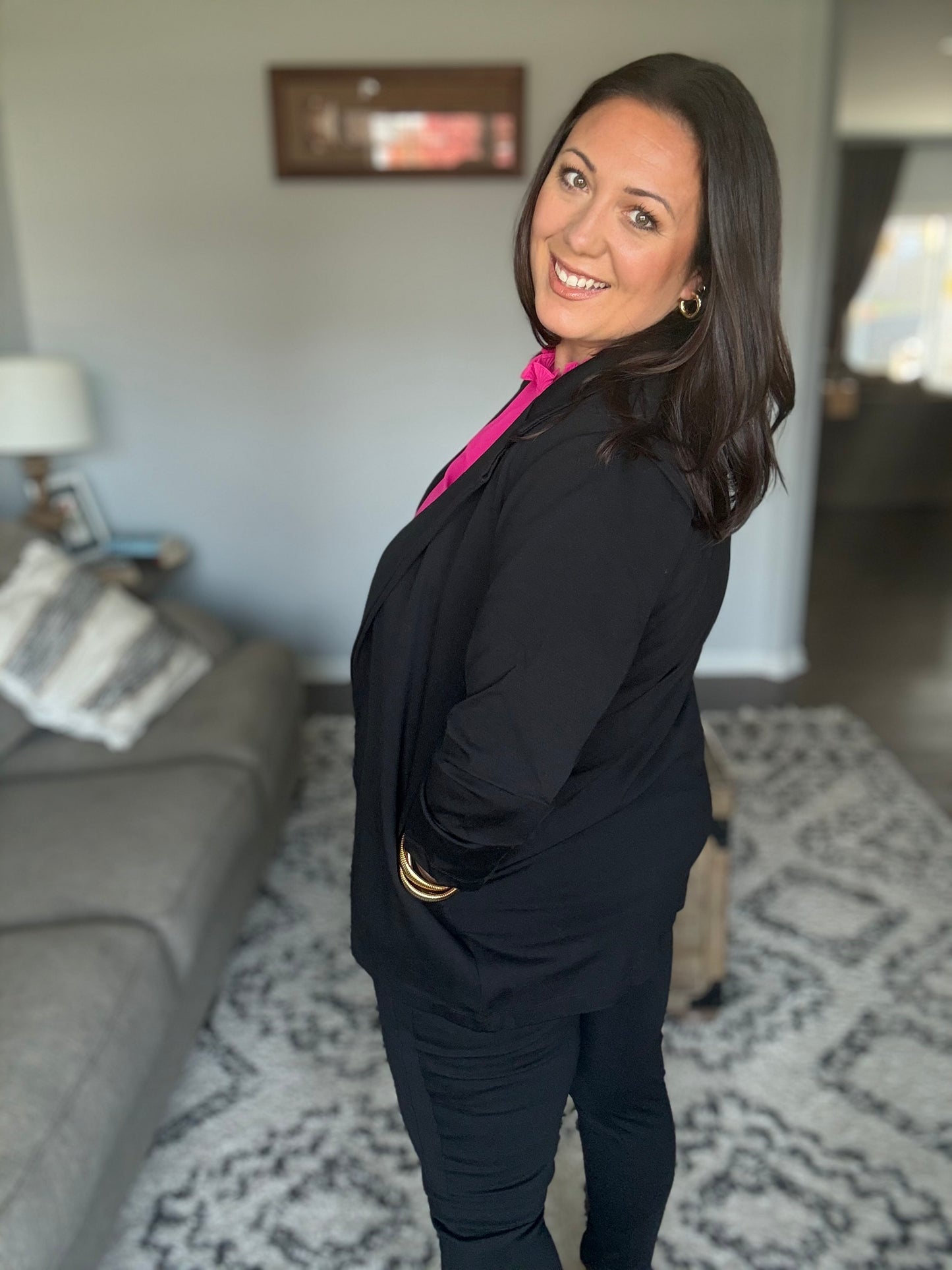 Magic 3/4 Blazer in Black