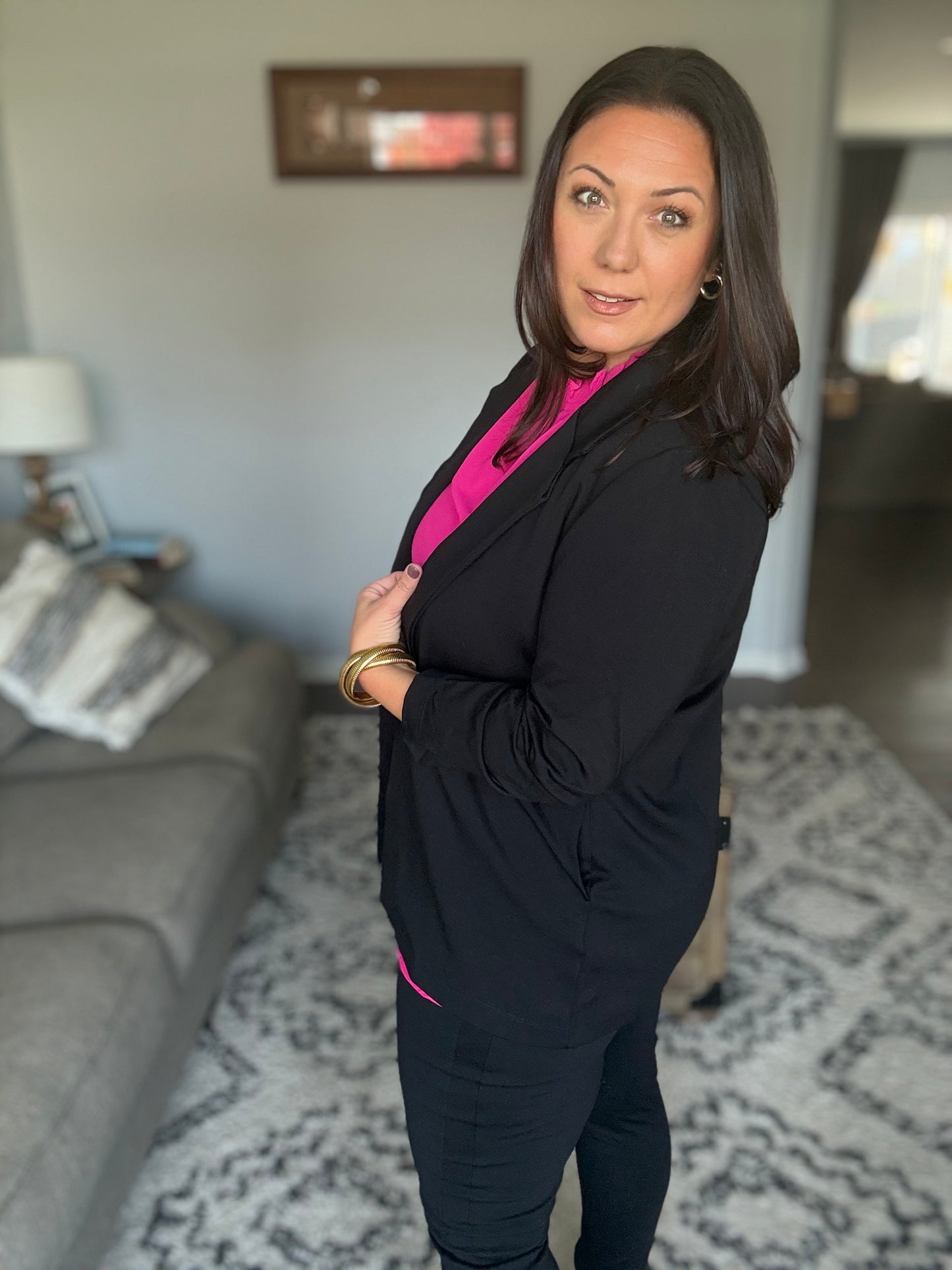 Magic 3/4 Blazer in Black