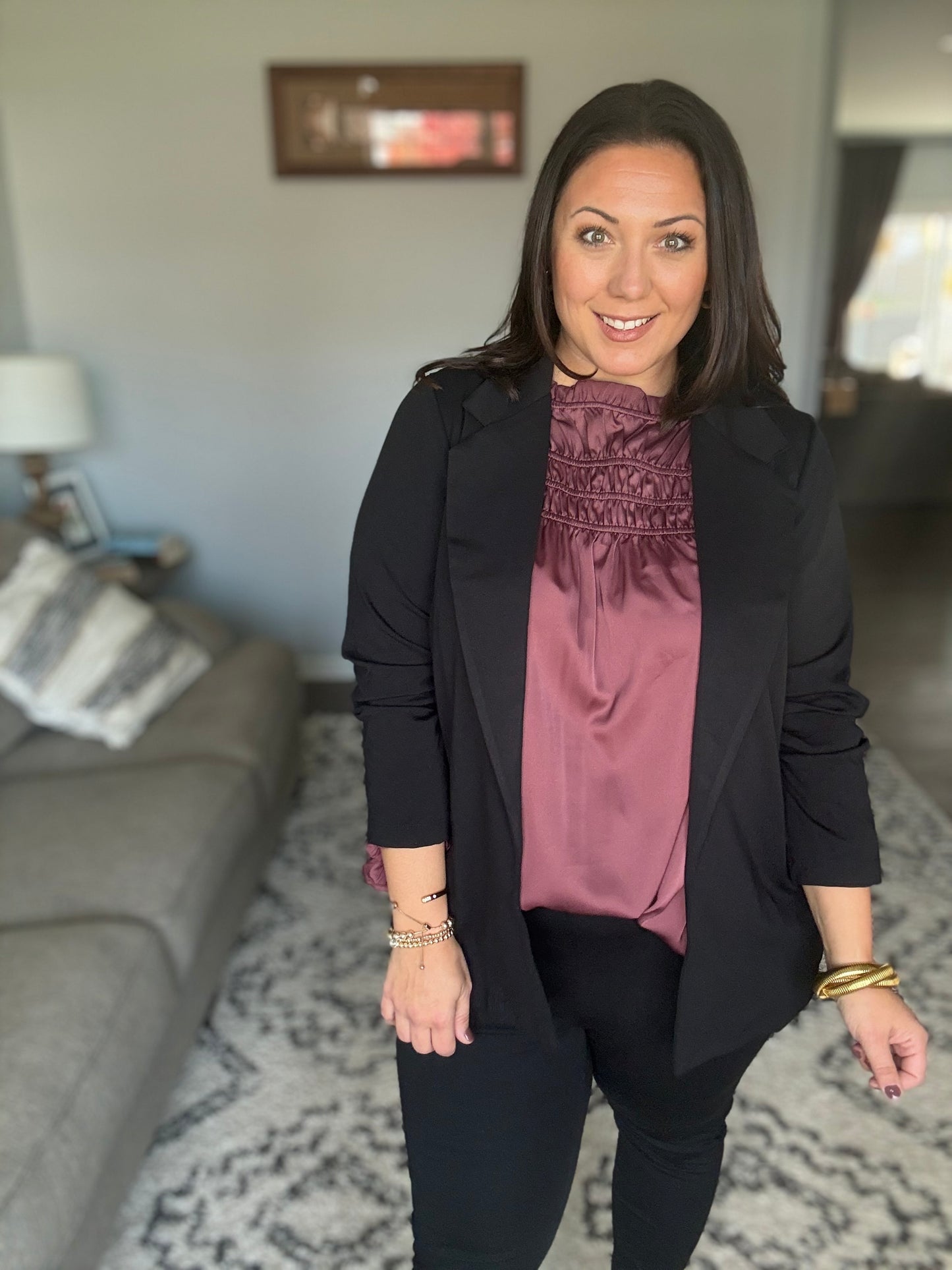 Magic 3/4 Blazer in Black