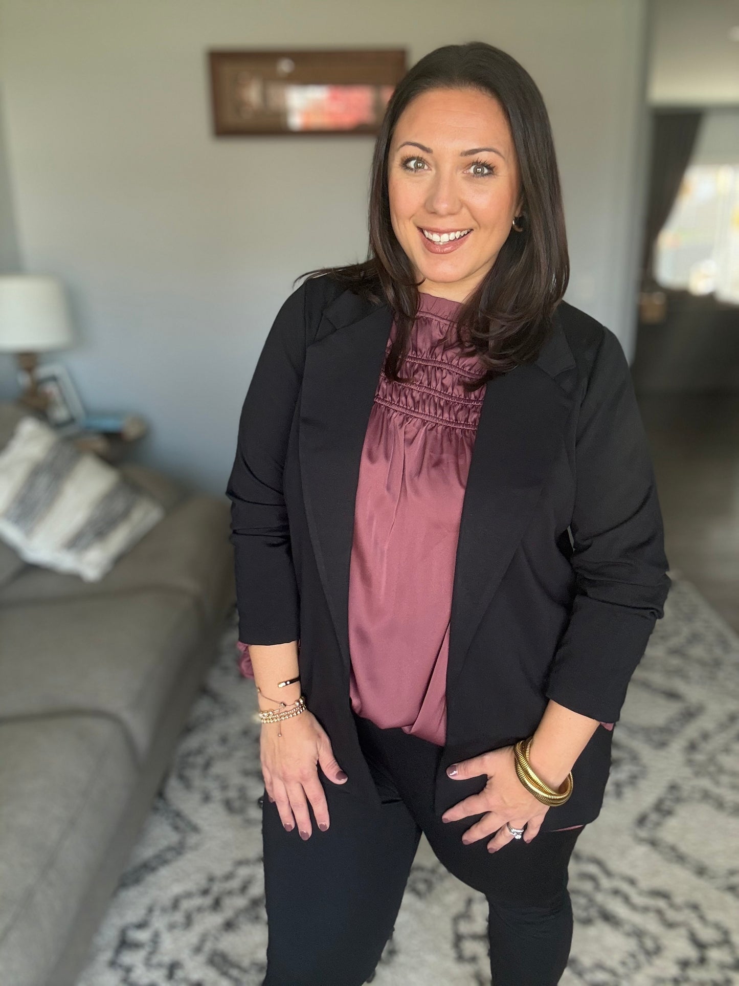 Magic 3/4 Blazer in Black