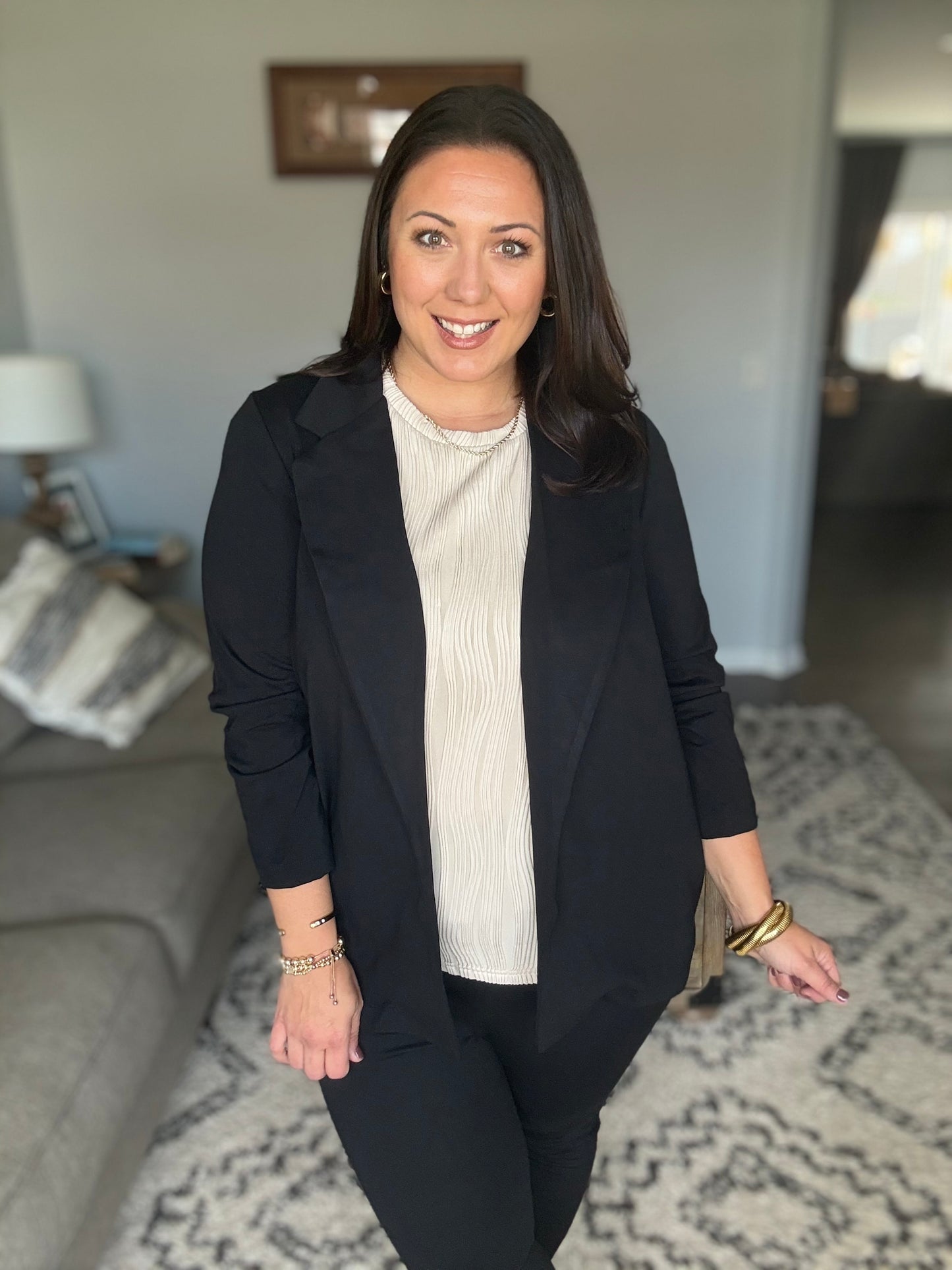 Magic 3/4 Blazer in Black