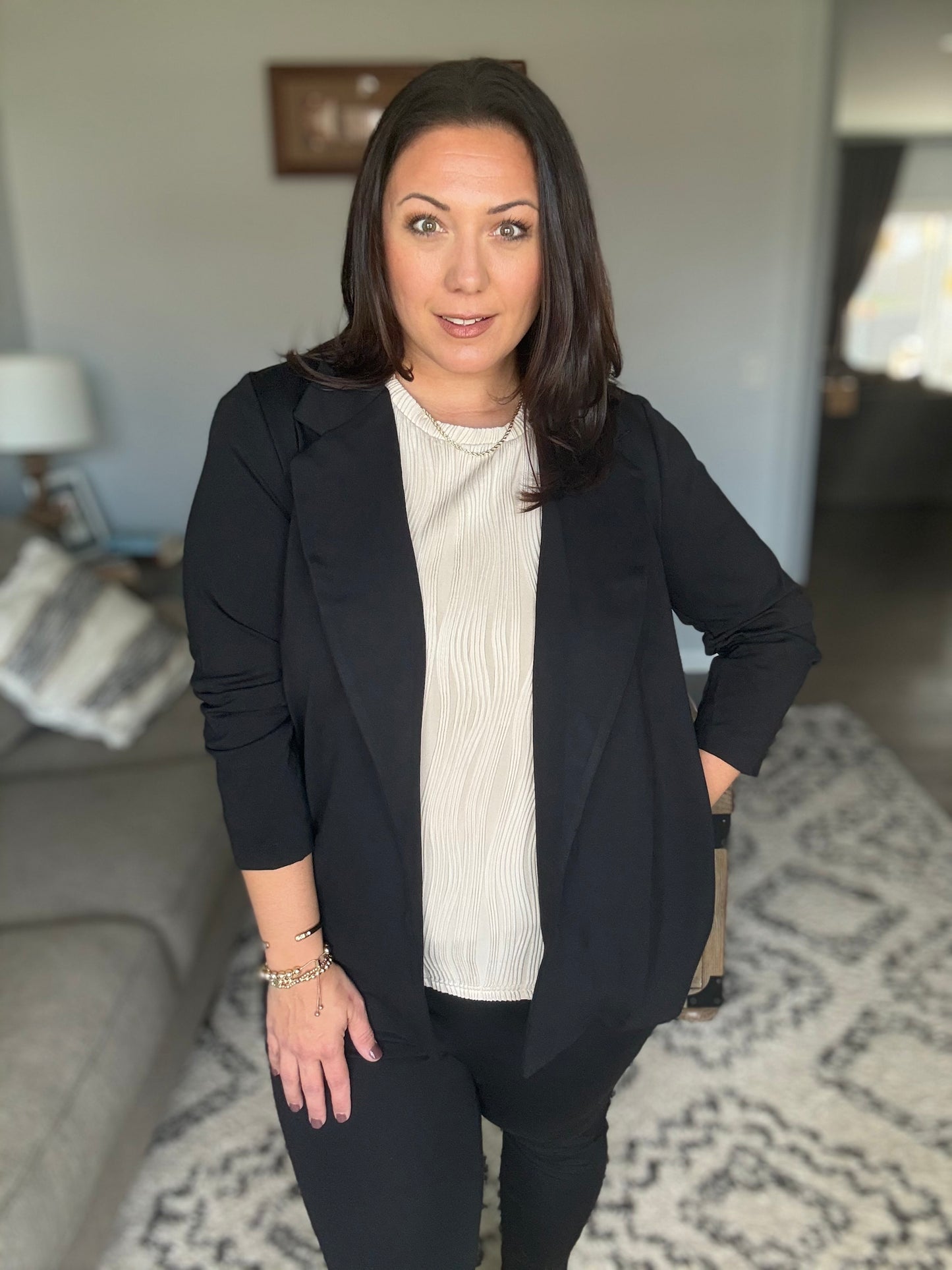 Magic 3/4 Blazer in Black