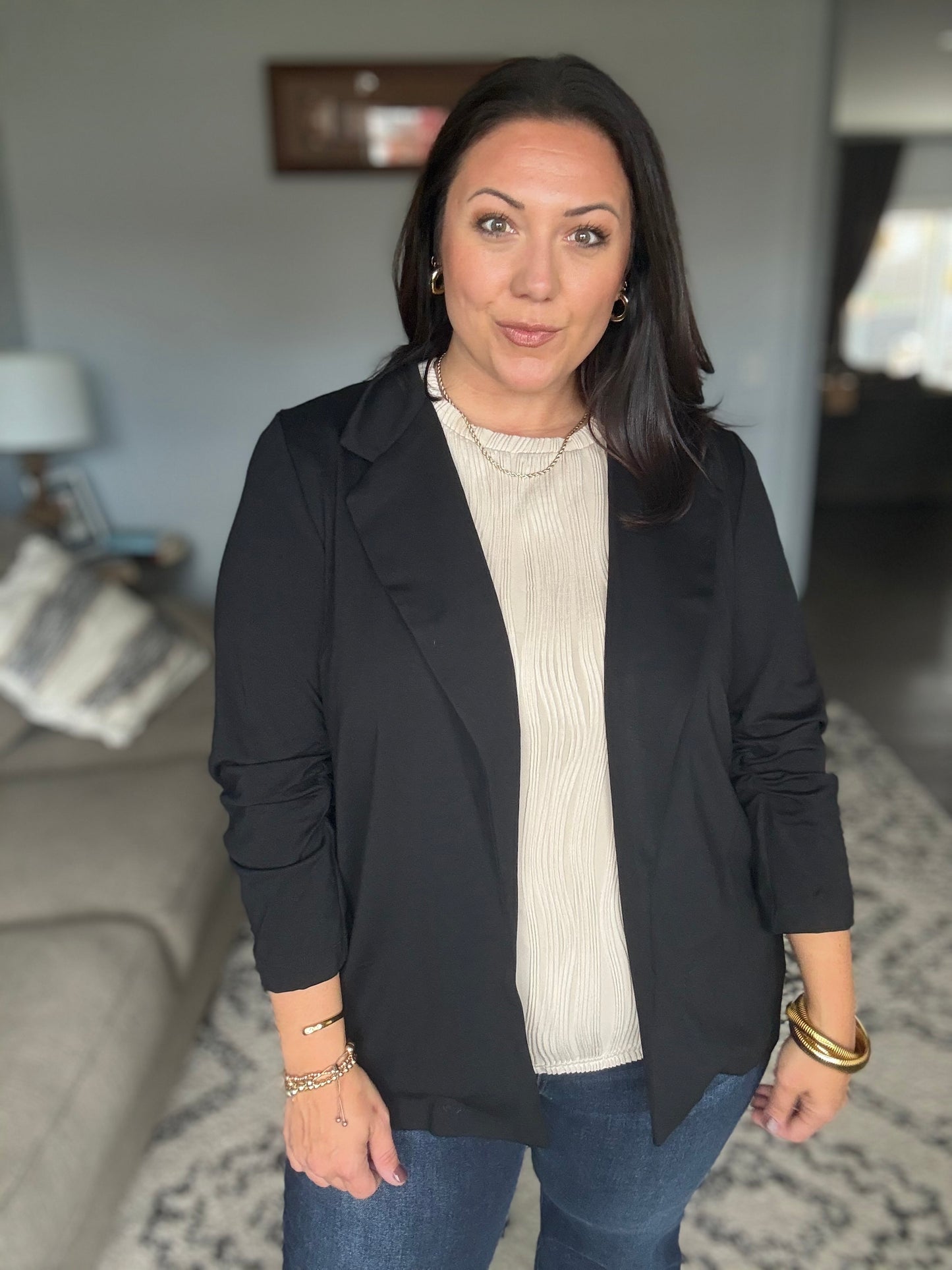 Magic 3/4 Blazer in Black