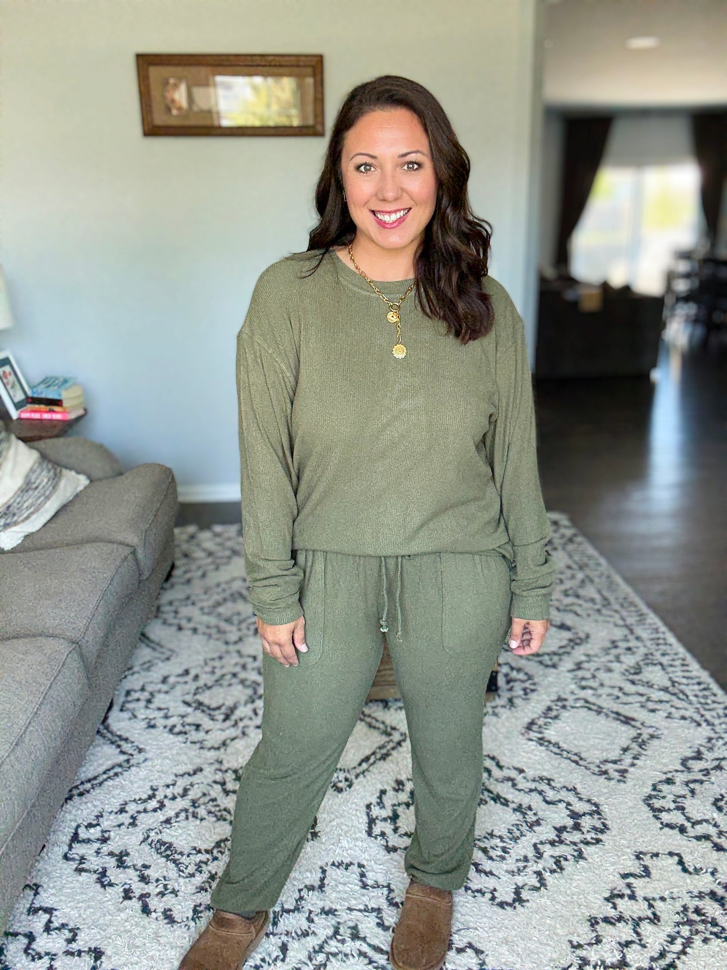 Michelle Mae Corrine Joggers - Olive