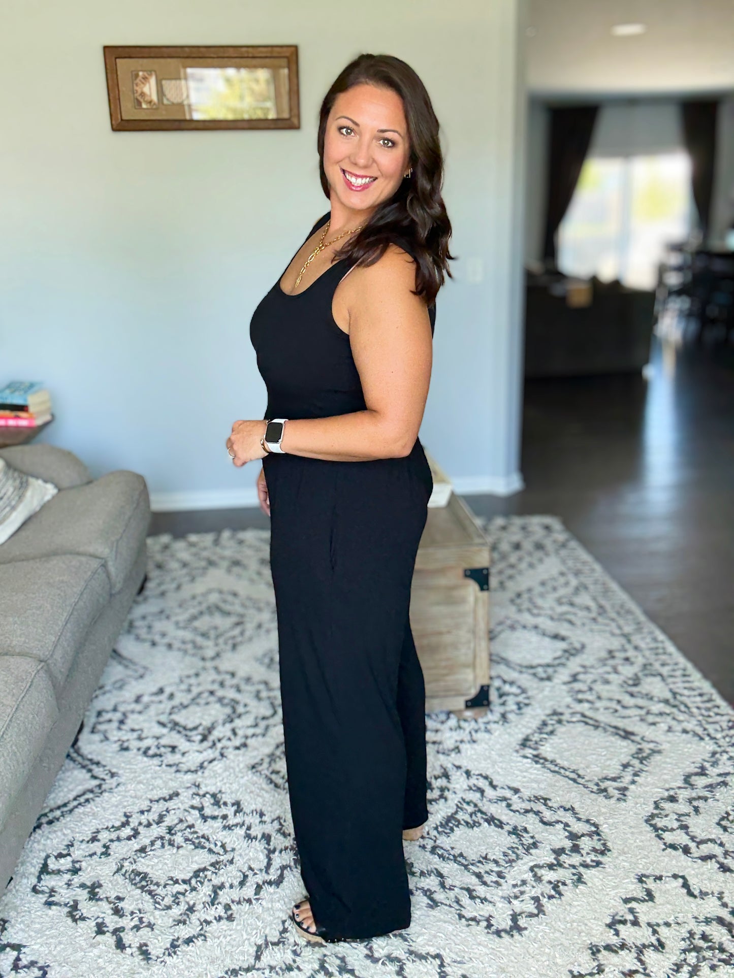Michelle Mae Paige Jumpsuit - Black