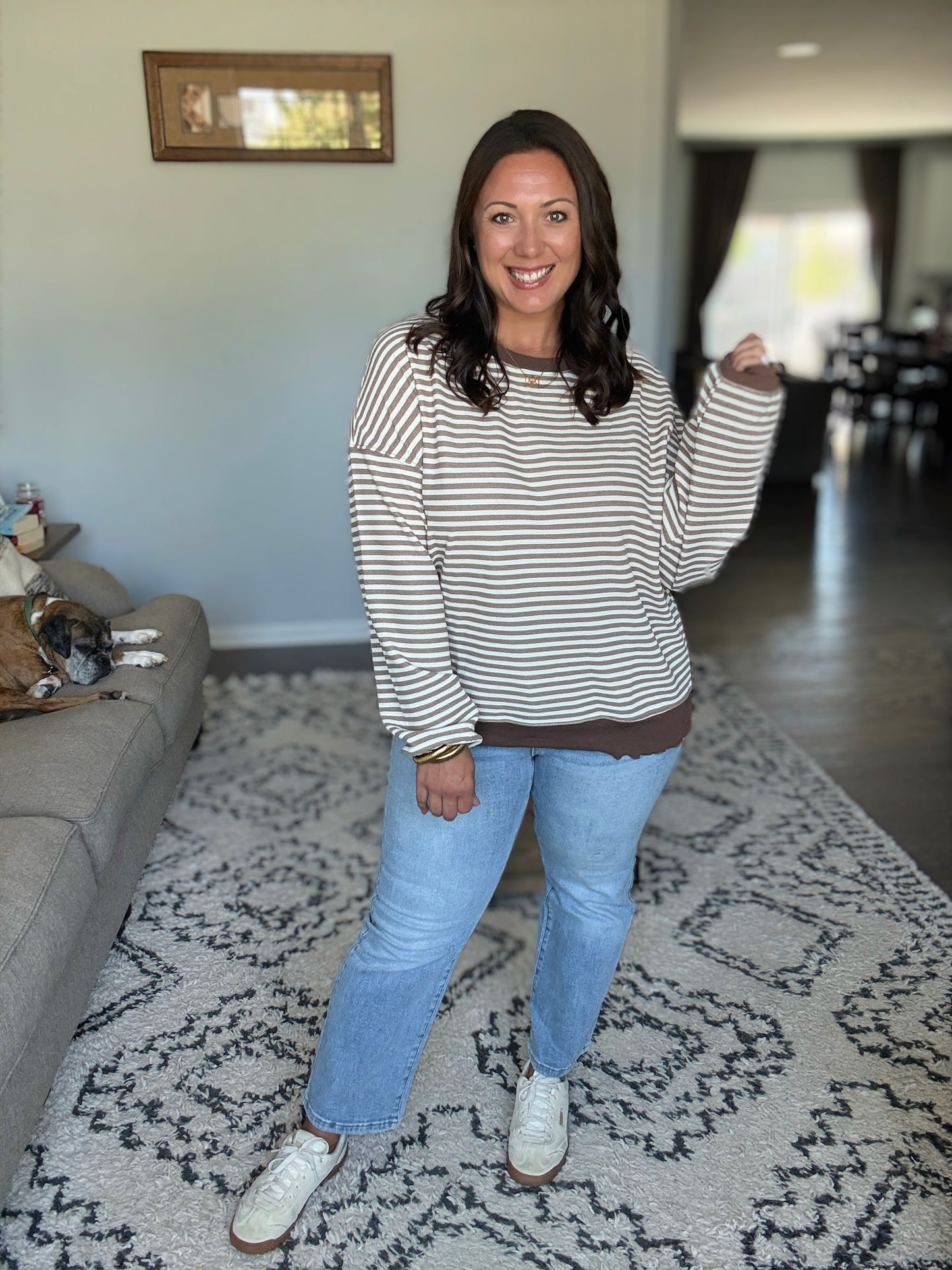 Cocoa Lane Stripe Top