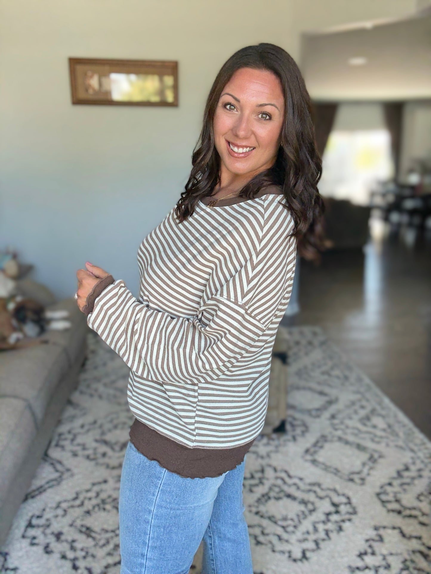 Cocoa Lane Stripe Top