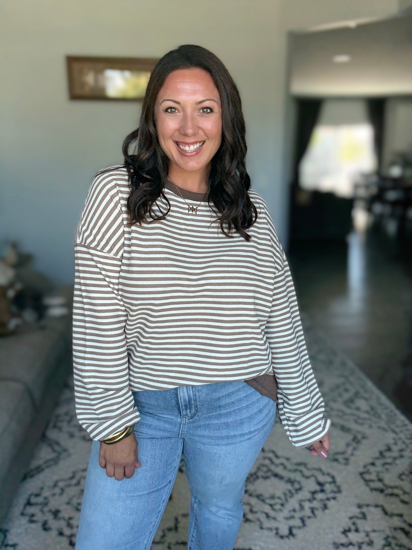 Cocoa Lane Stripe Top