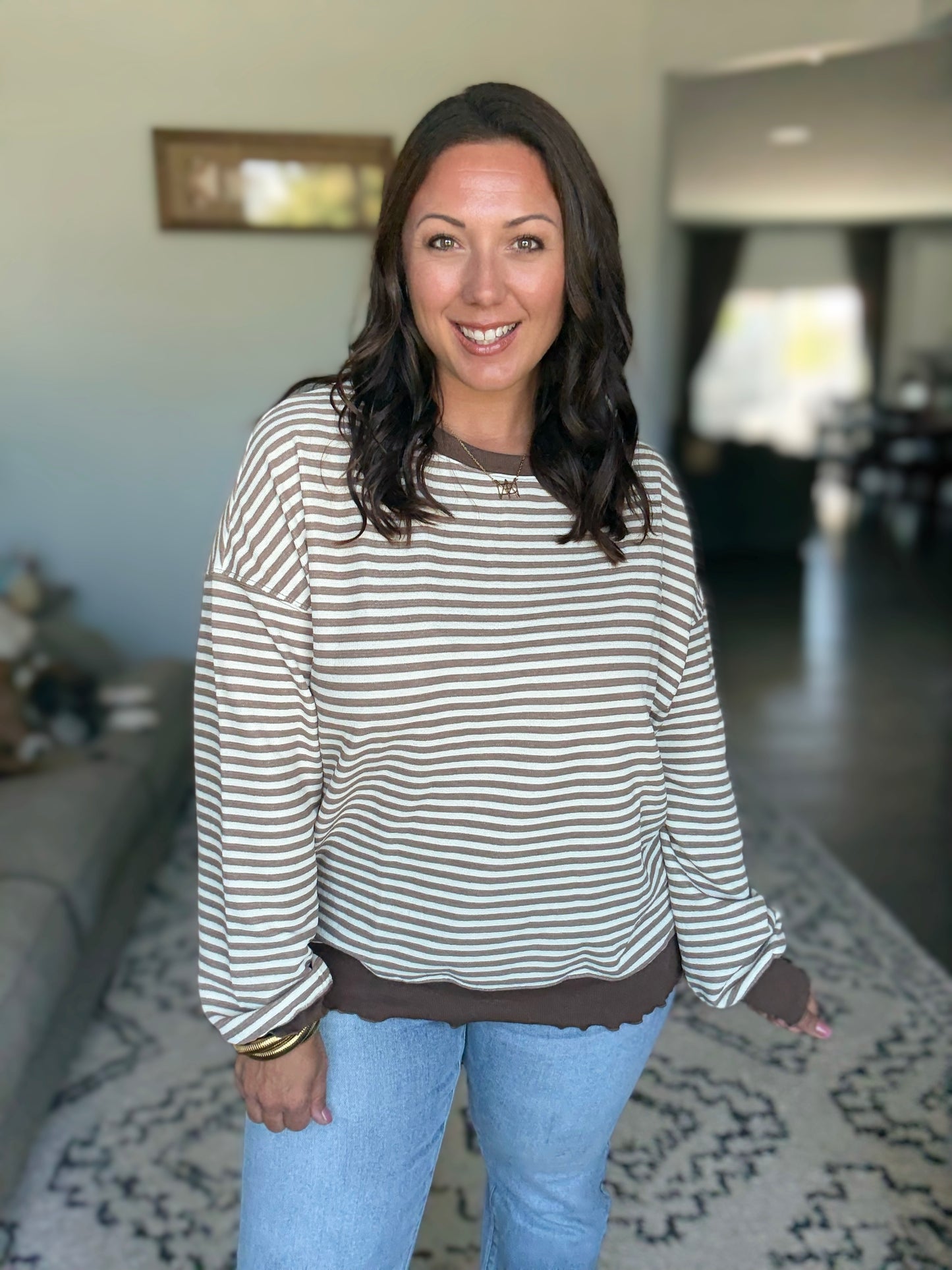 Cocoa Lane Stripe Top