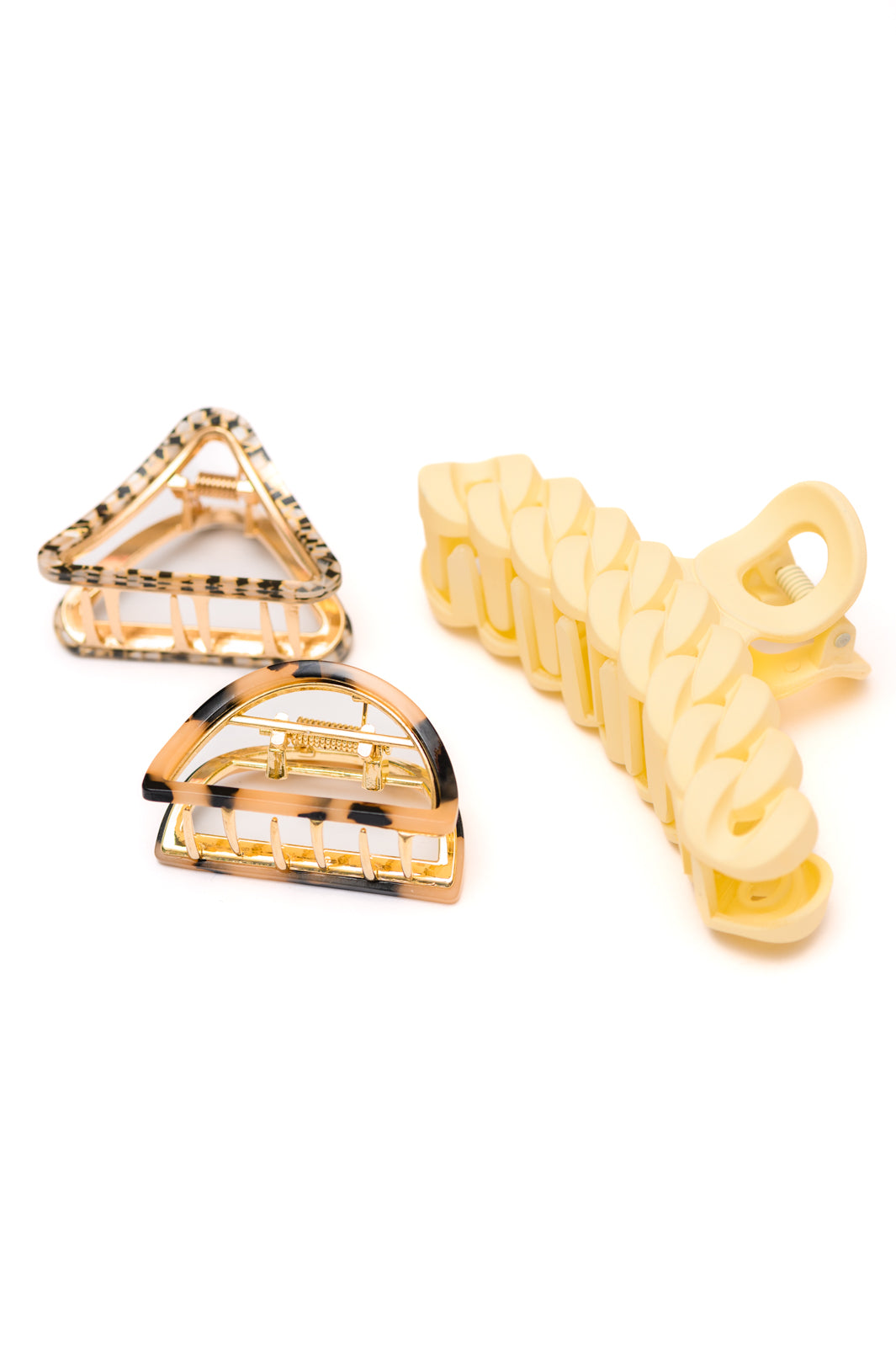 Pick and Choose Hair Claw Clip Set of 3