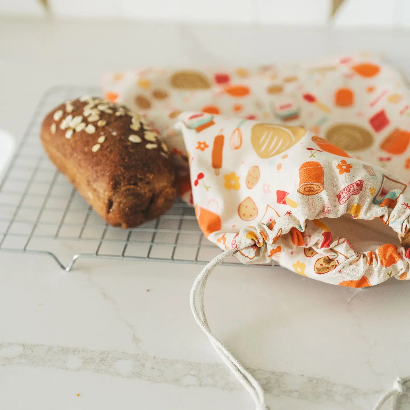 Doe a Deer Bread Bag (new designs + NEW Closure)