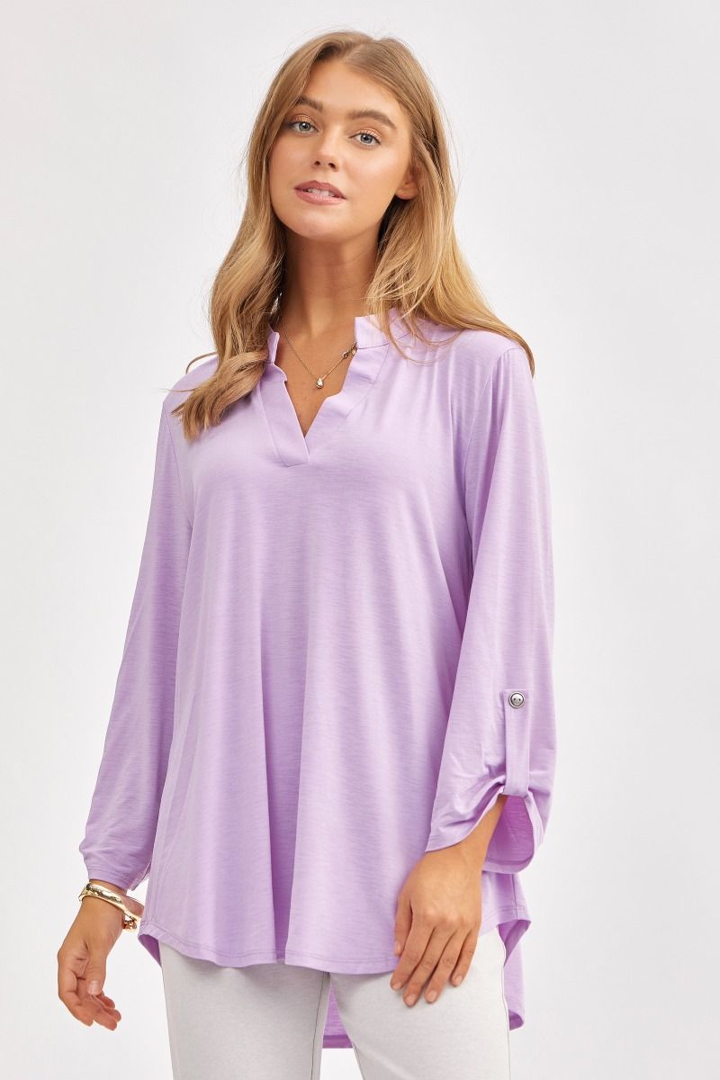 Dear Scarlett 3/4 Lizzy Top in 7 Solid Colors